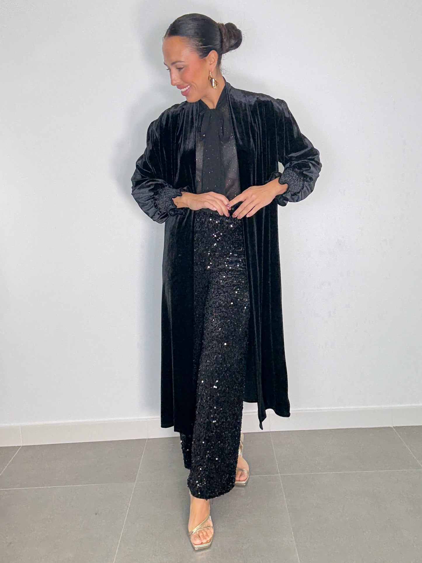 Pantalón TERCIOPELO Y LENTEJUELAS