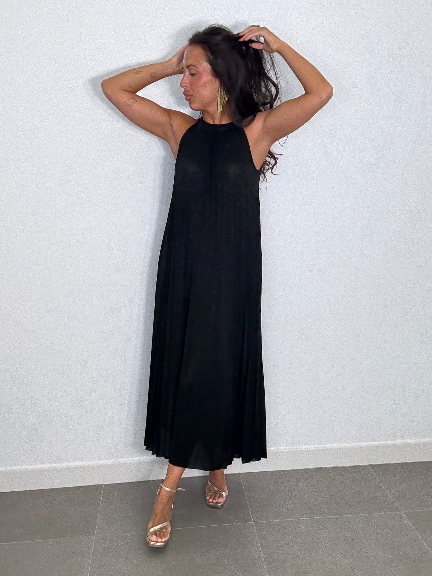 Vestido PLISADO BRILLO