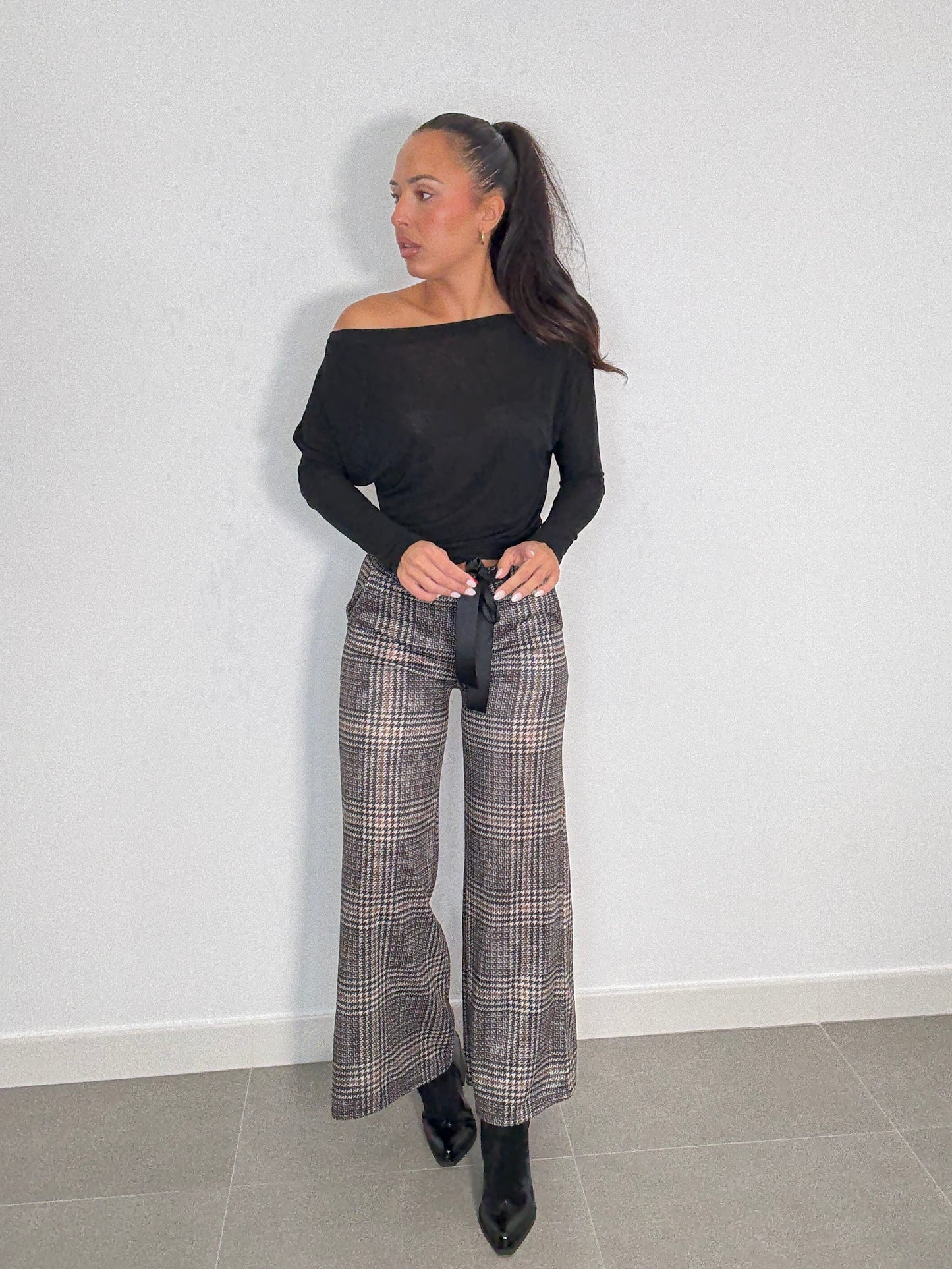 Pantalón ELÁSTICO CUADROS