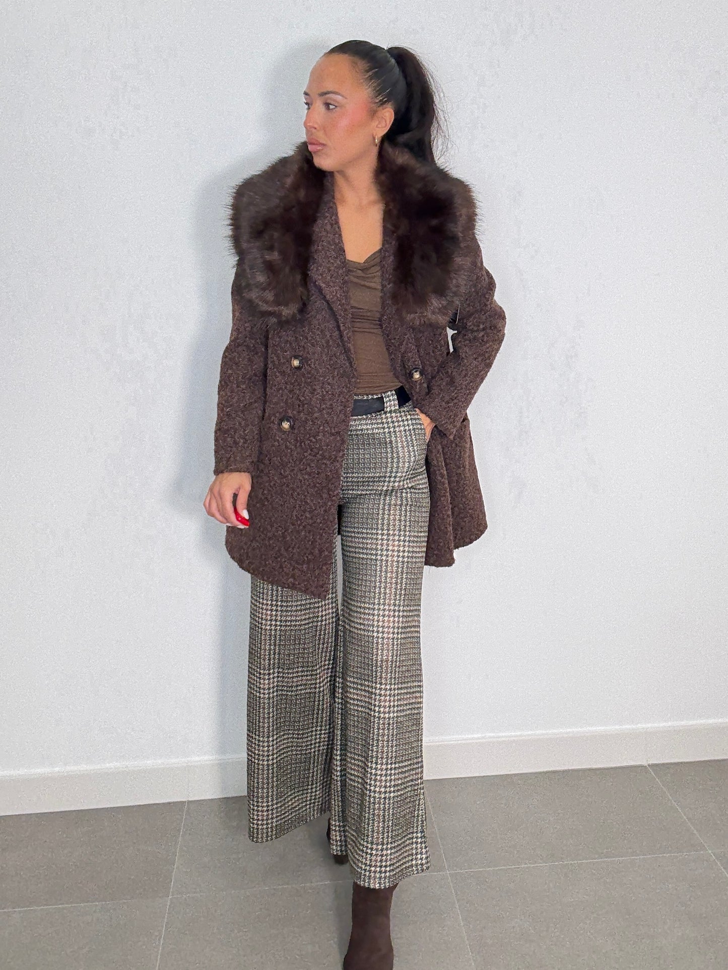 Pantalón ELÁSTICO CUADROS