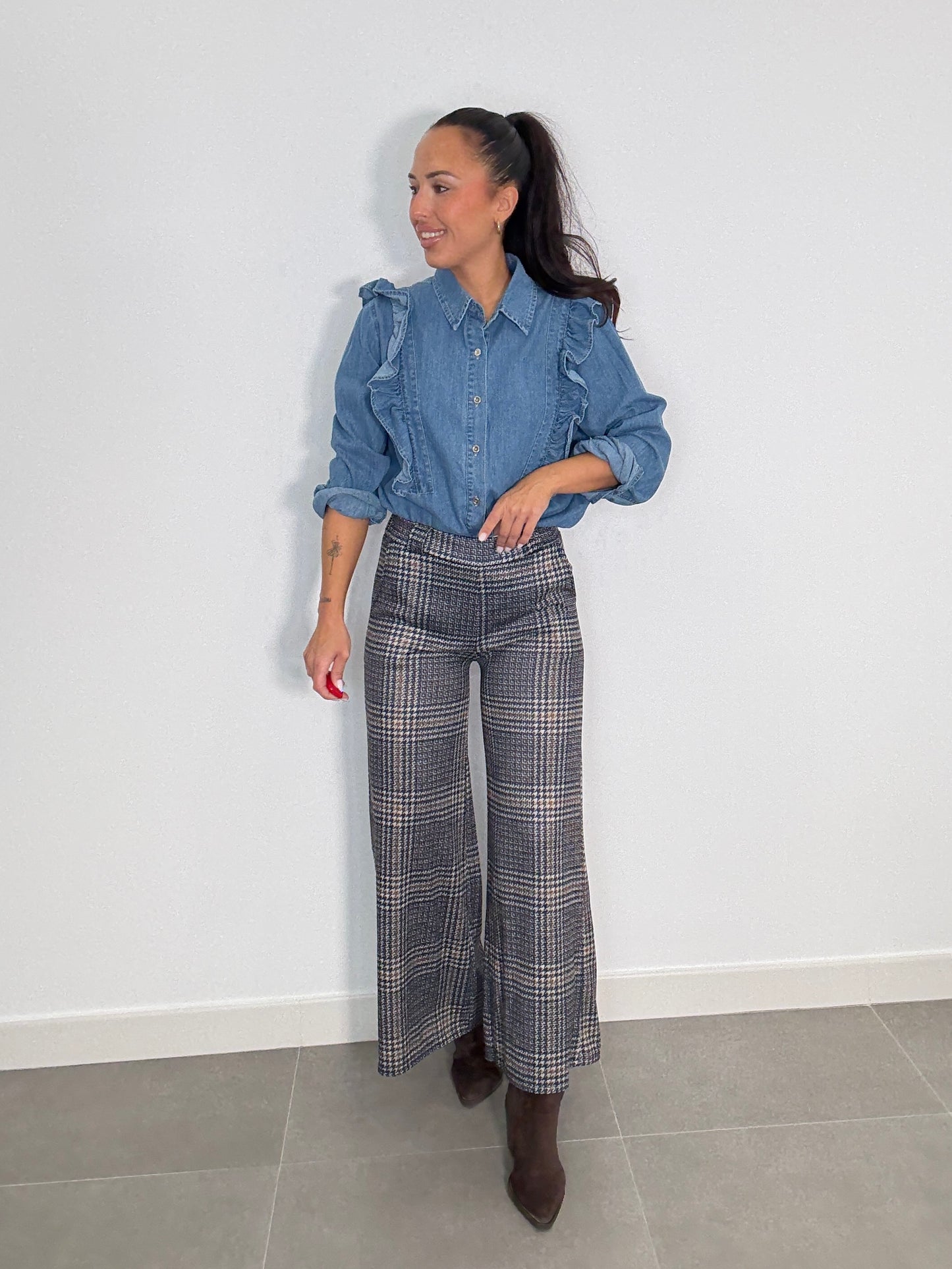 Pantalón ELÁSTICO CUADROS
