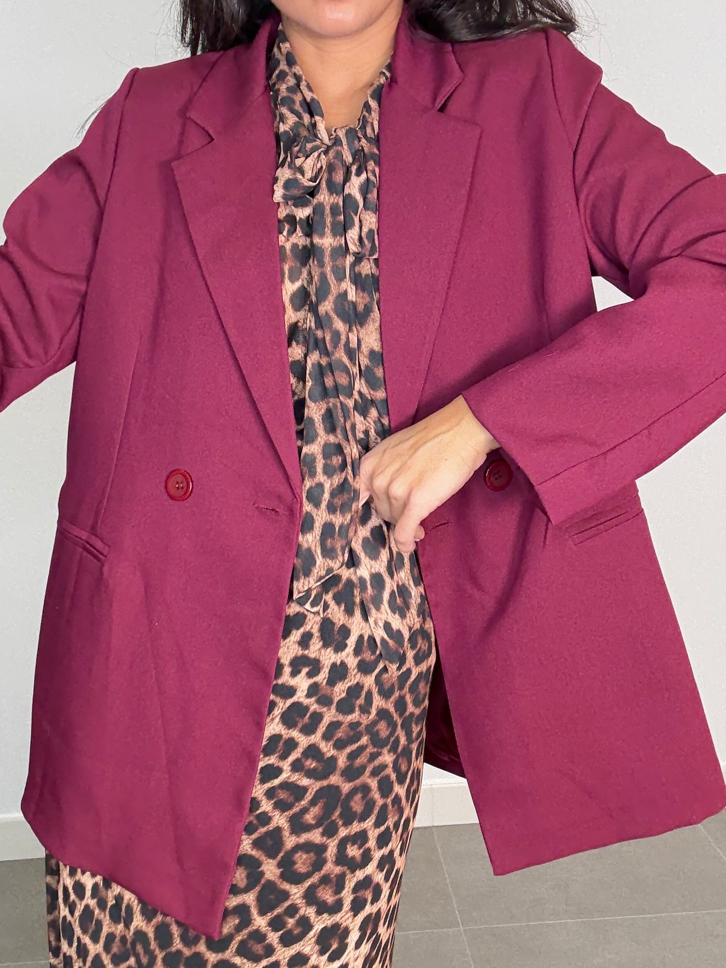 Blazer OVERSIZE CRUZADA