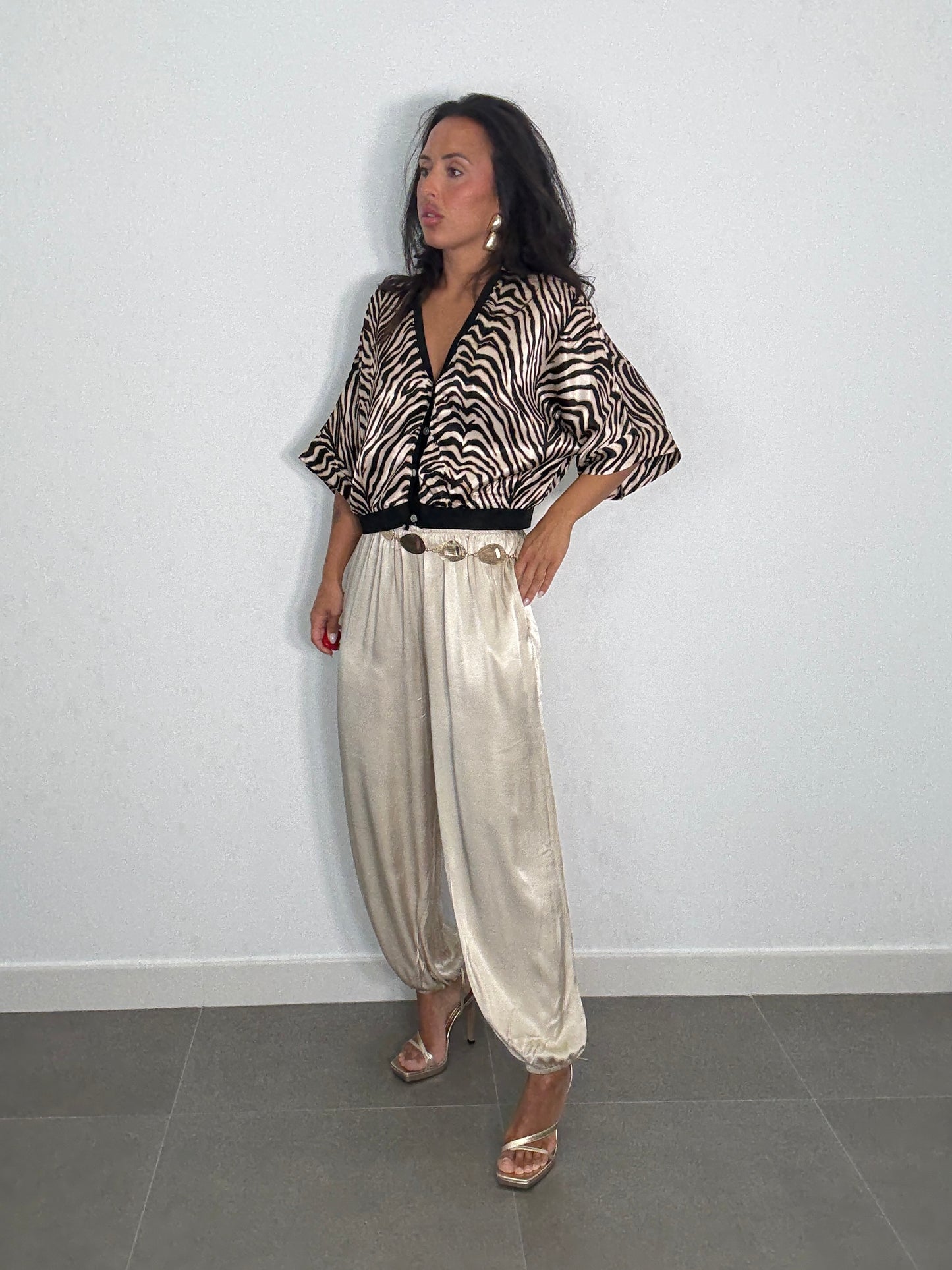 Pantalón BOMBACHO SATINADO