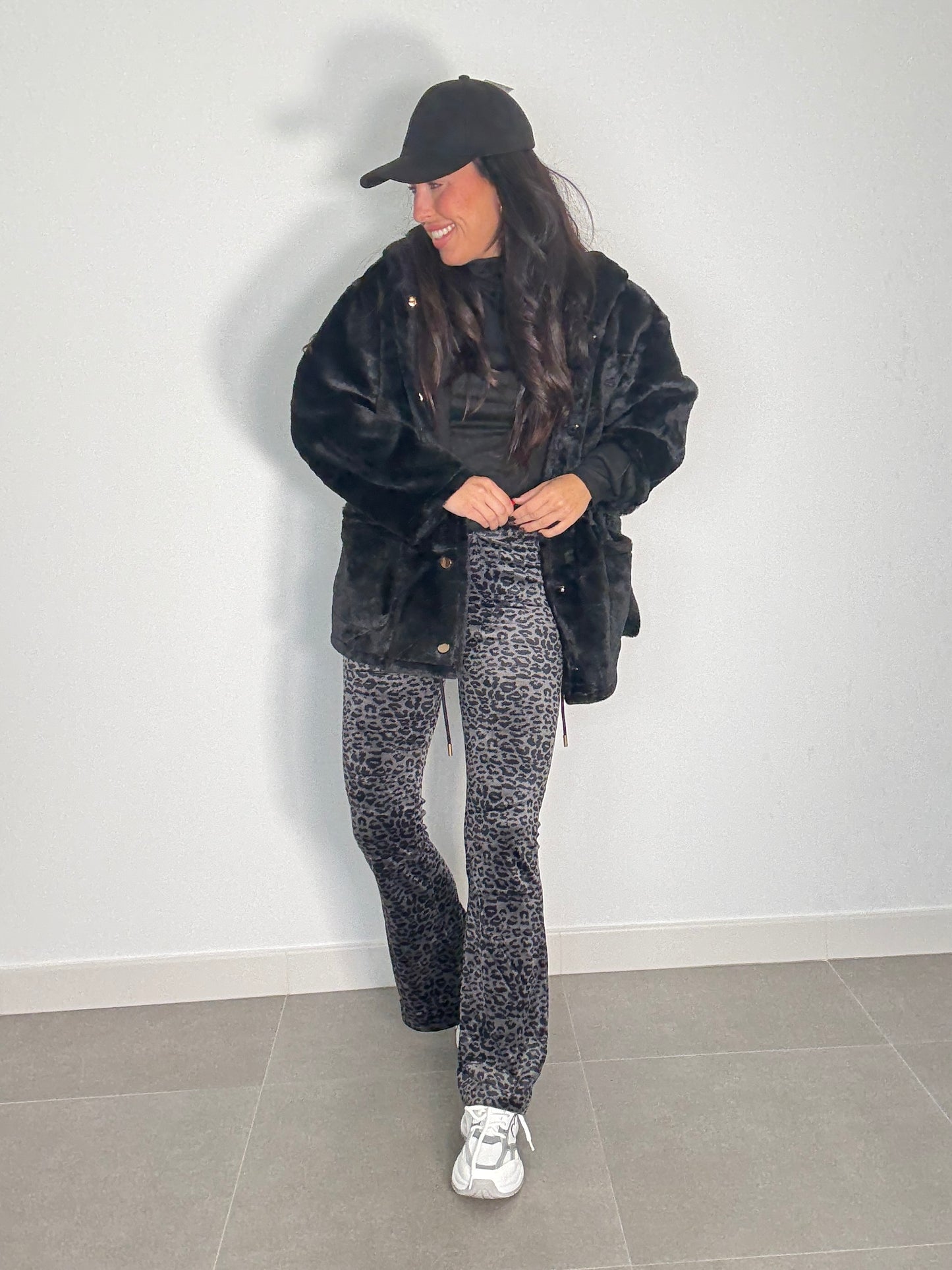 Leggins CAMPANA TERCIOPELO ANIMAL PRINT