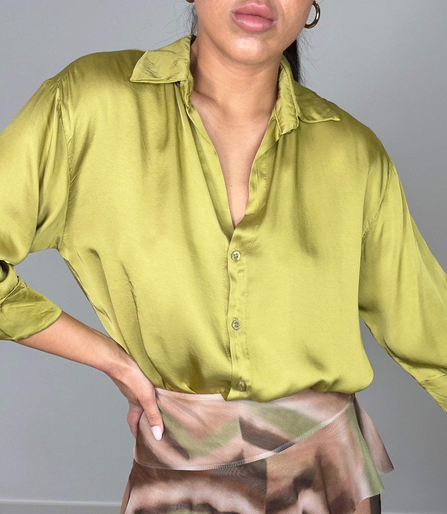 Camisa SATINADA