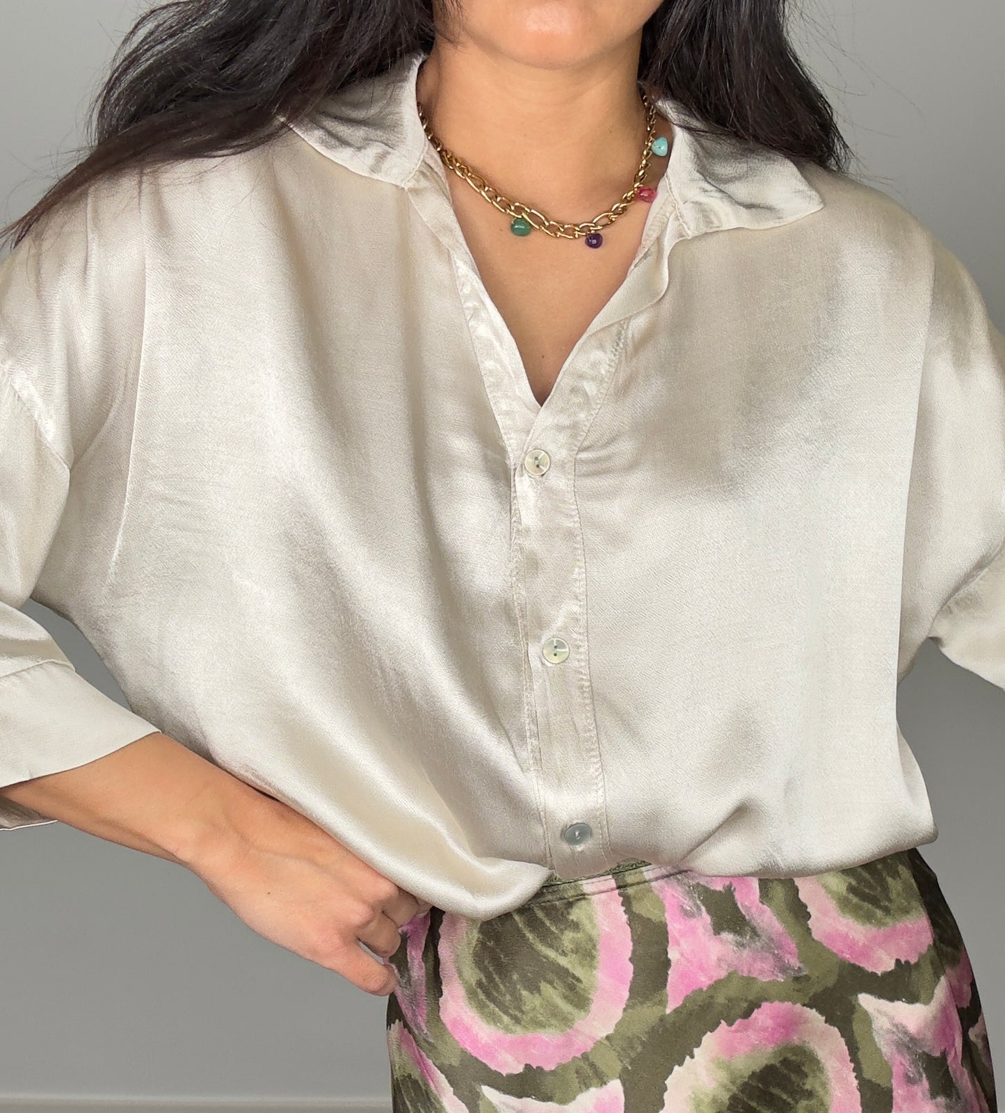 Camisa SATINADA KEY