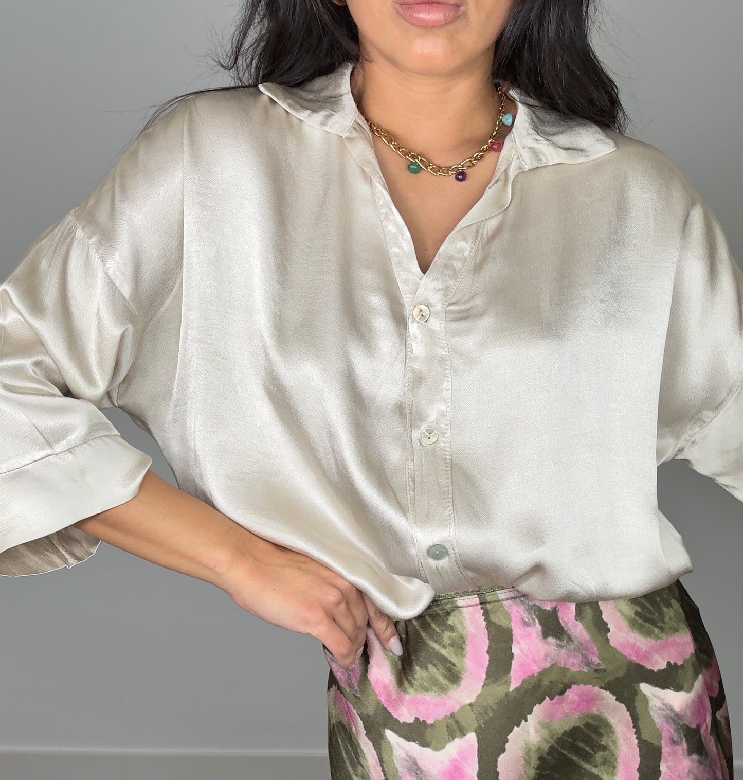 Camisa SATINADA KEY