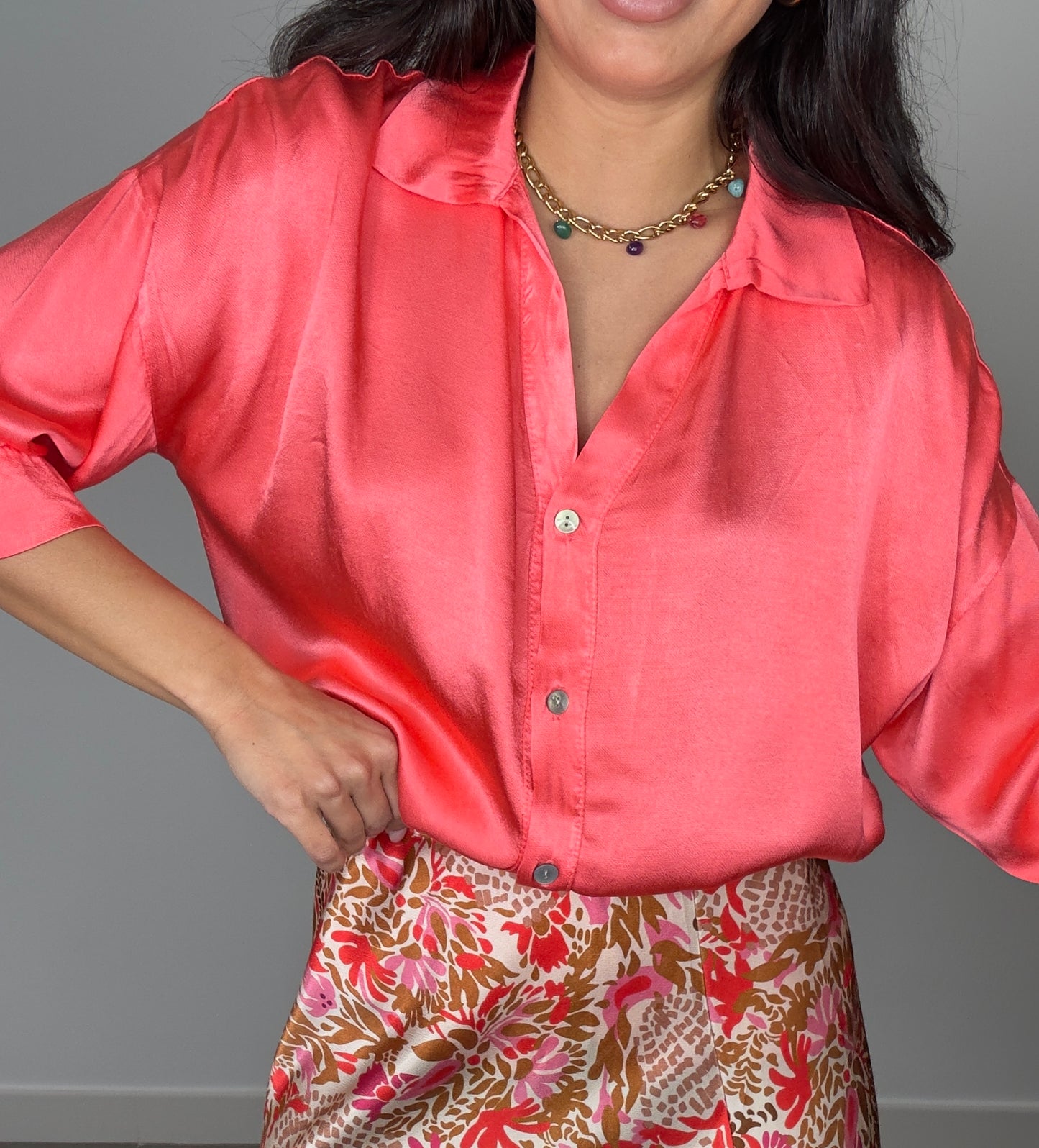 Camisa SATINADA KEY