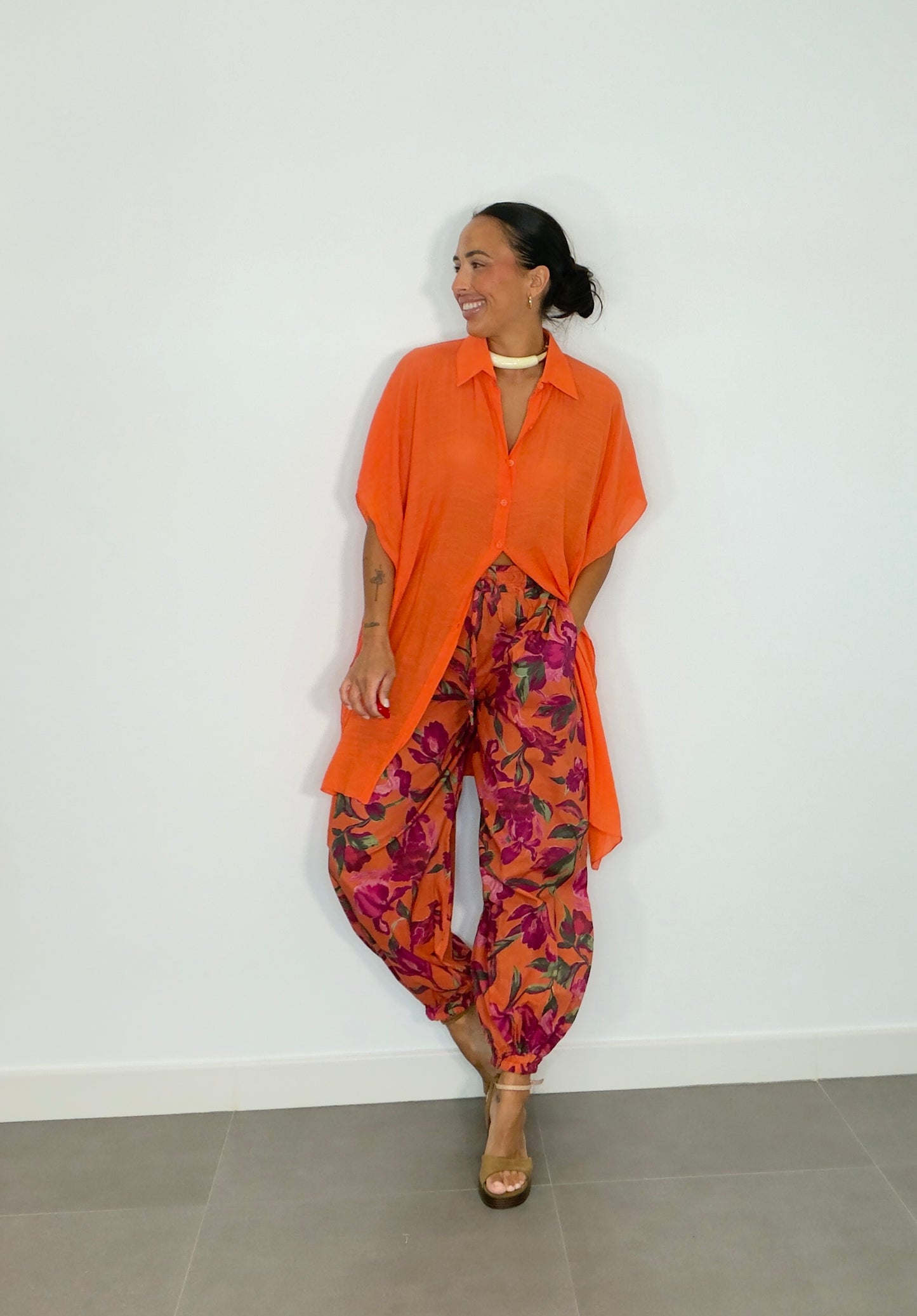 Pantalón BOMBACHO ESTAMPADO AROA