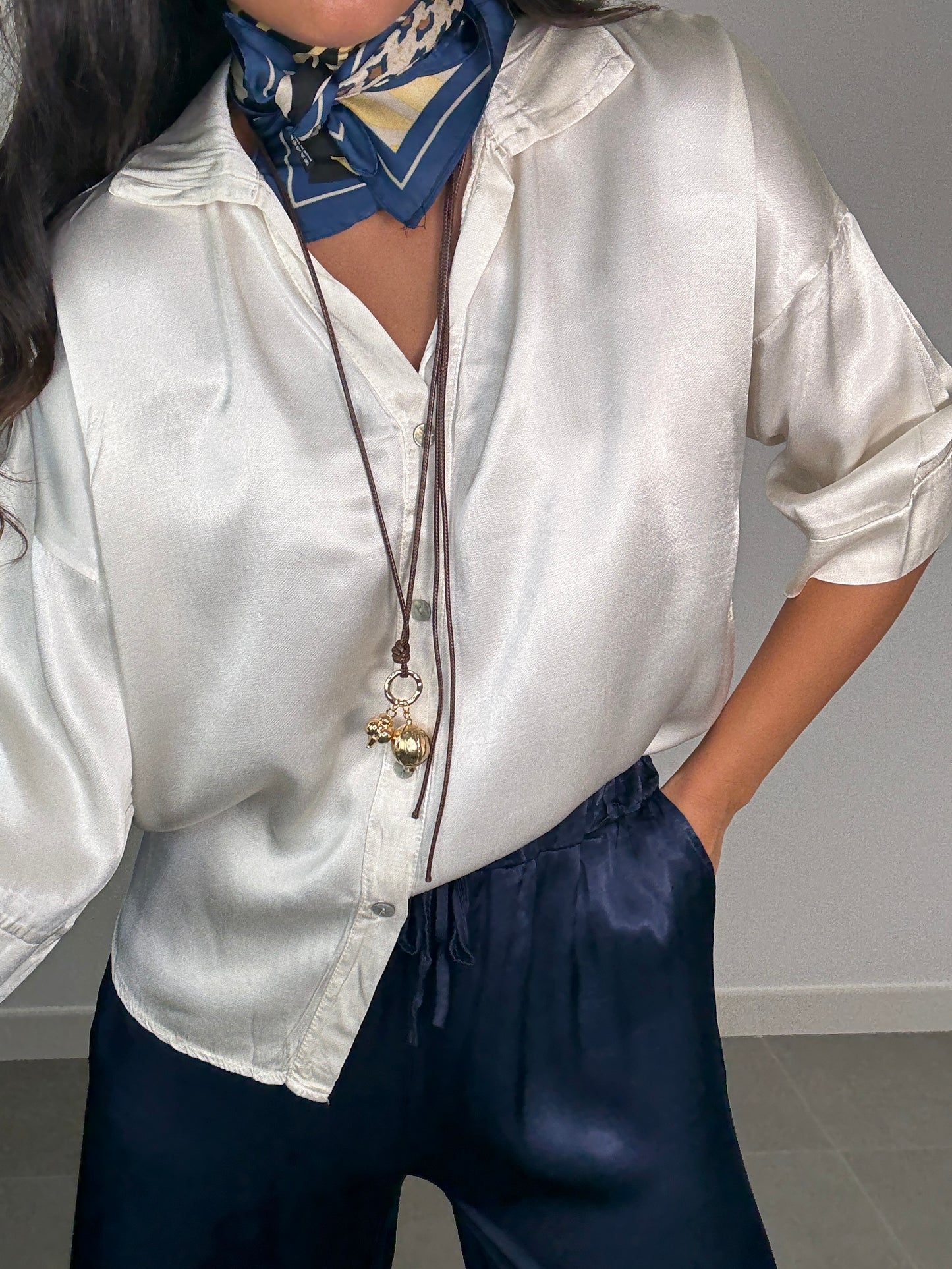 Camisa SATINADA OVERSIZE