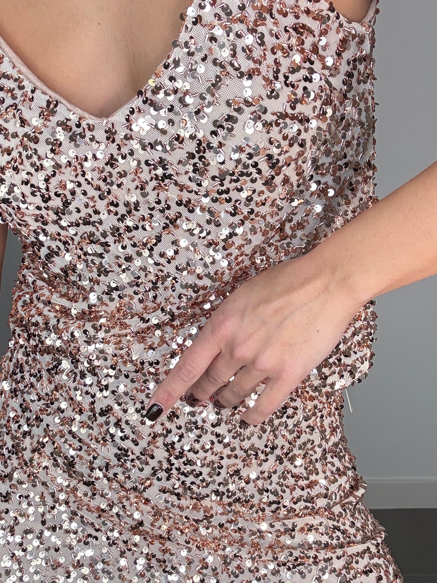 Top MARIETTA LENTEJUELAS