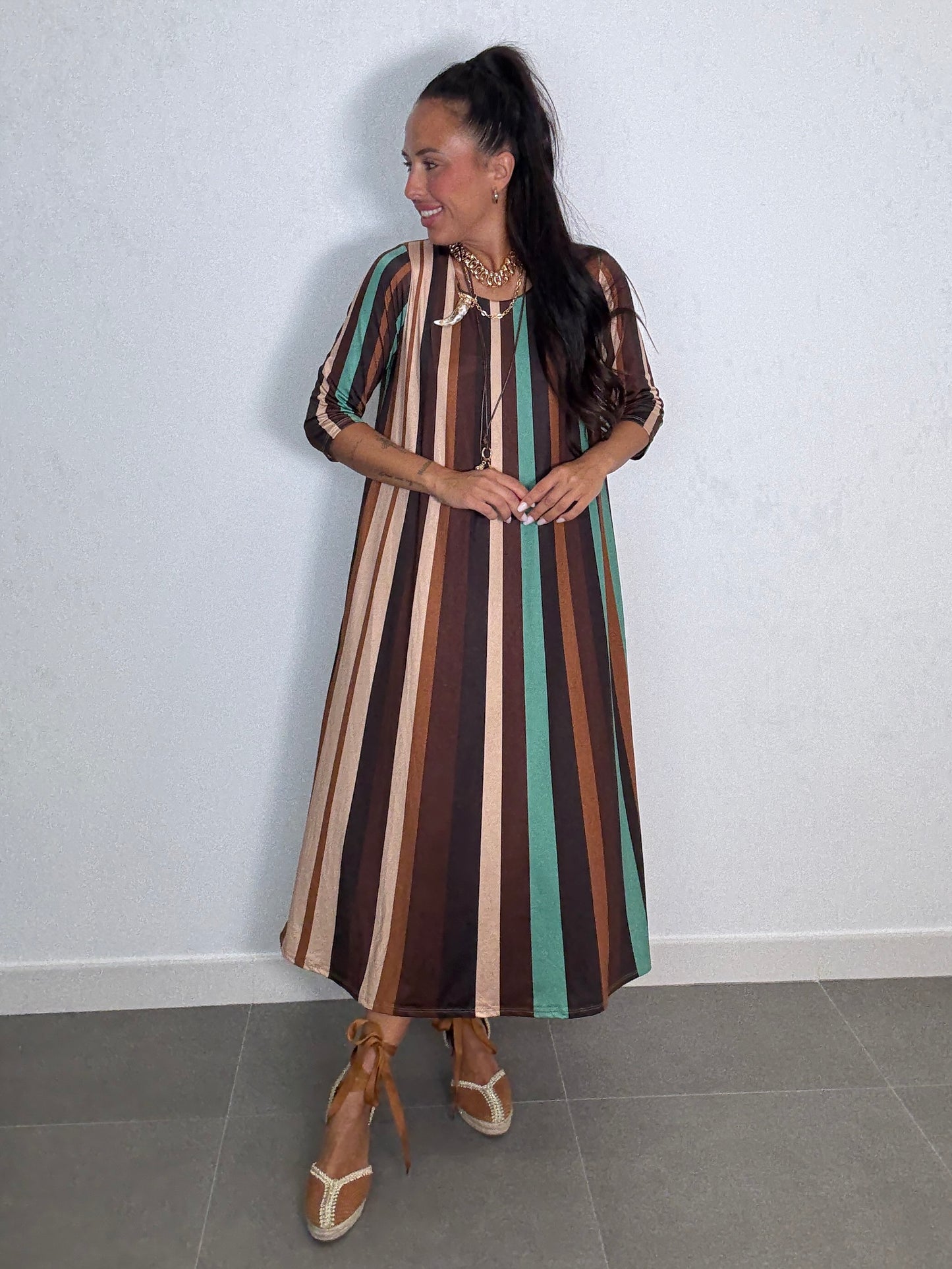 Vestido RAYAS LICRA FRÍA