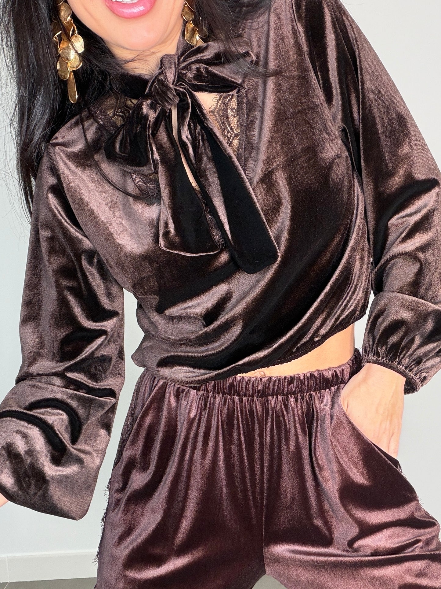 Cuerpo TERCIOPELO ENCAJE