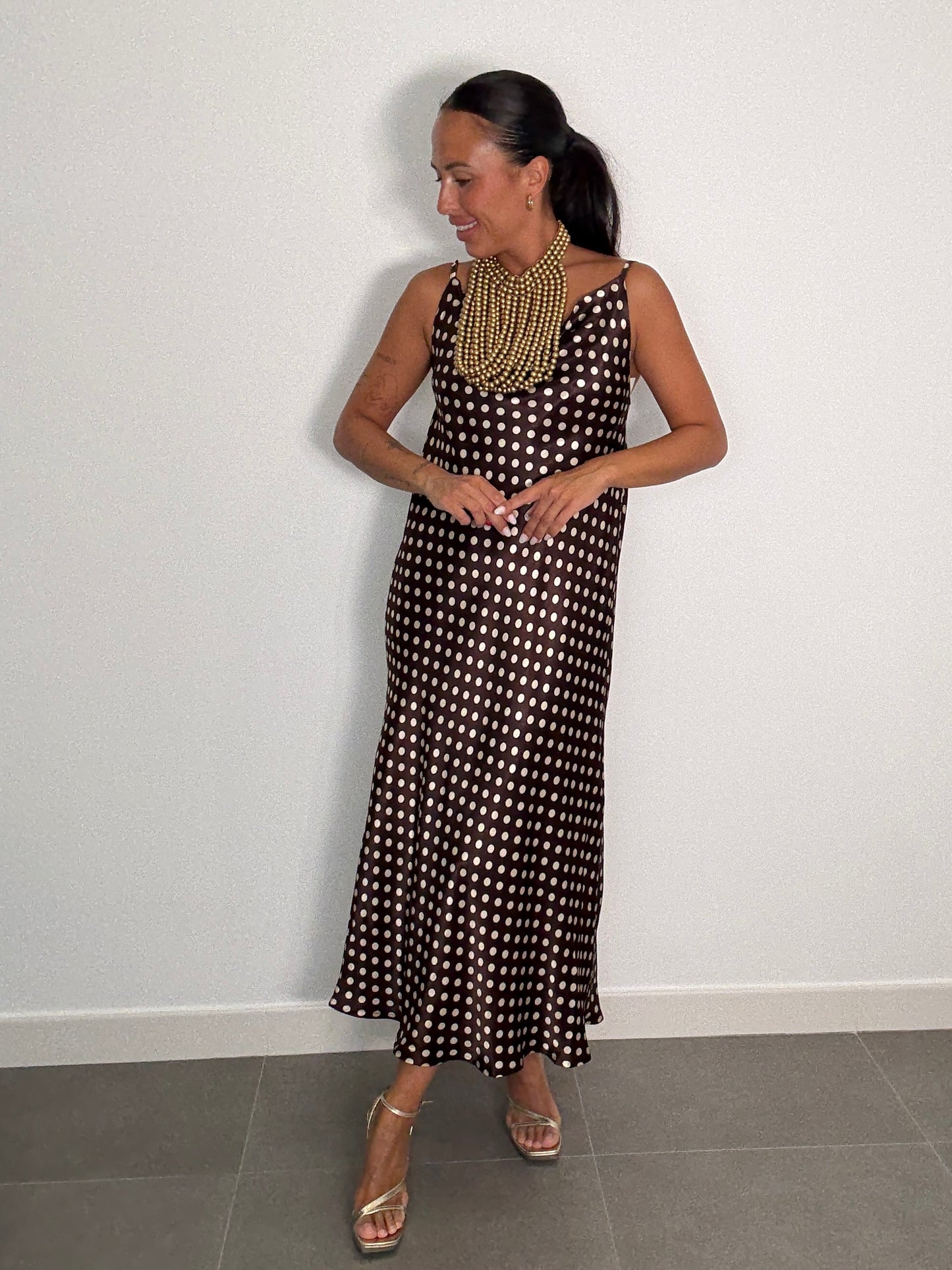 Vestido SATINADO LUNARES