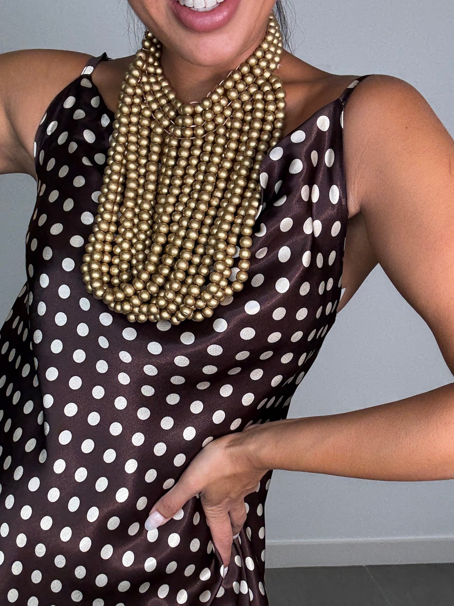 Vestido SATINADO LUNARES