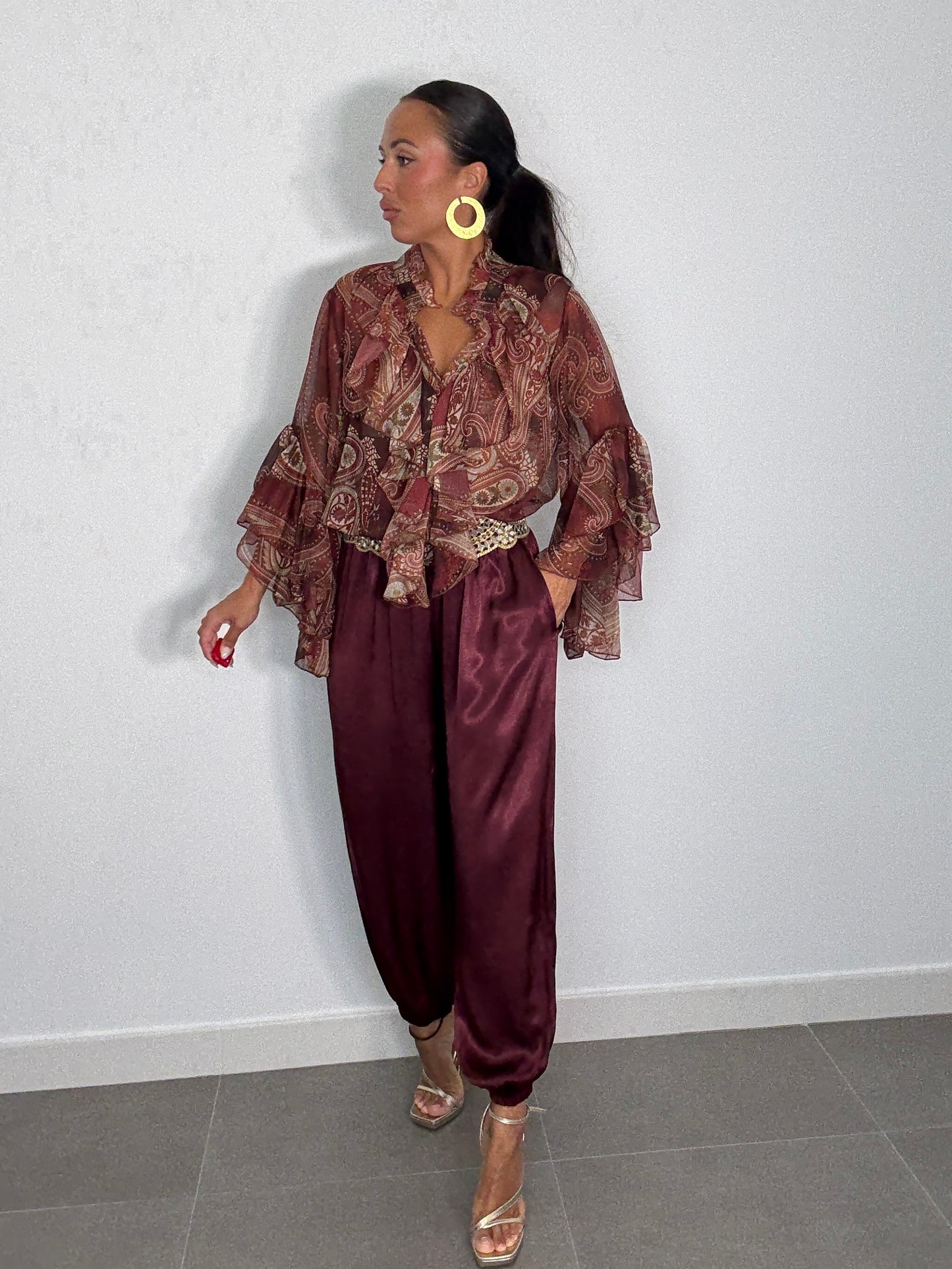 Pantalón BOMBACHO SATINADO