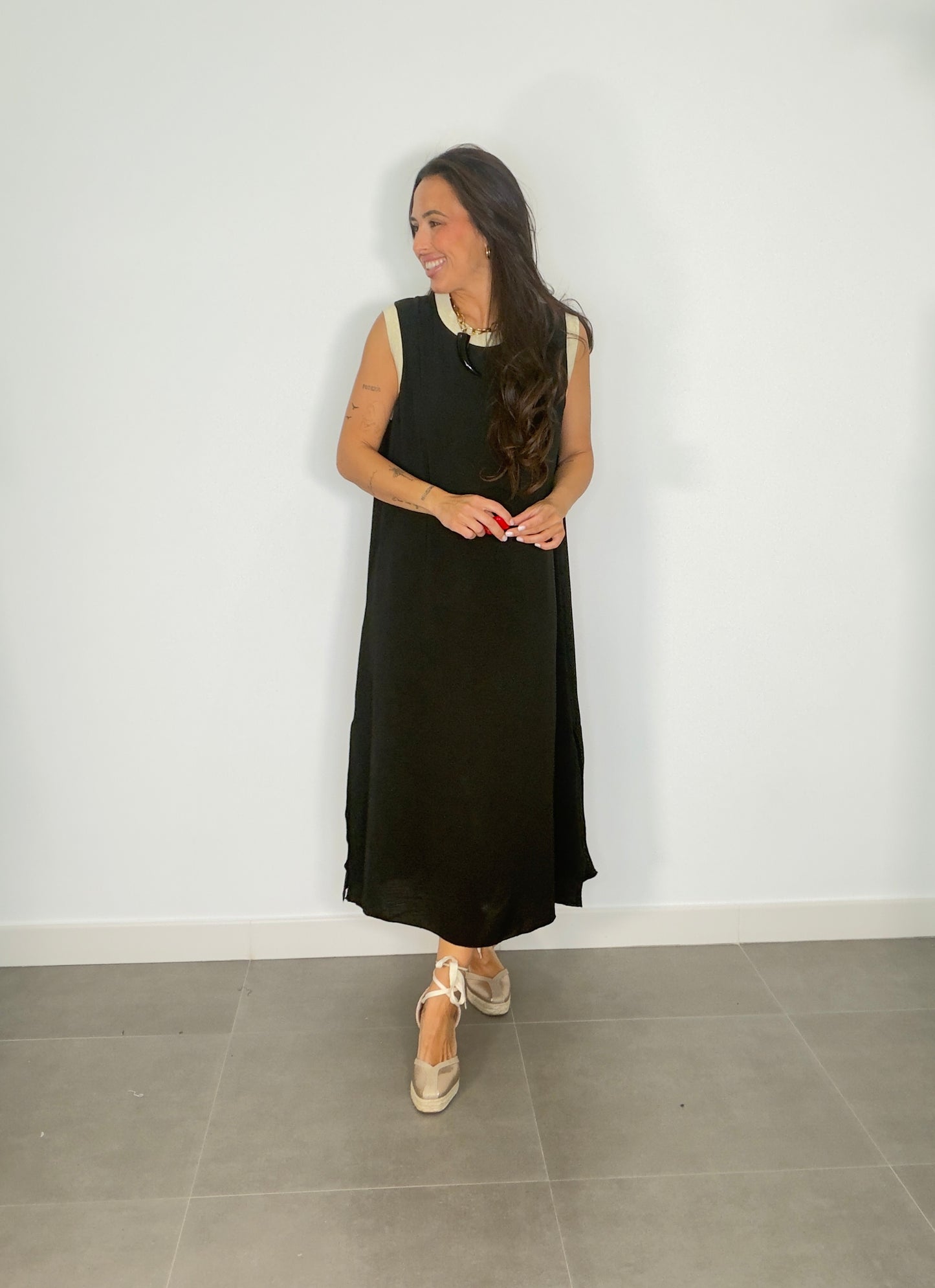Vestido CÚRCUMA LISO