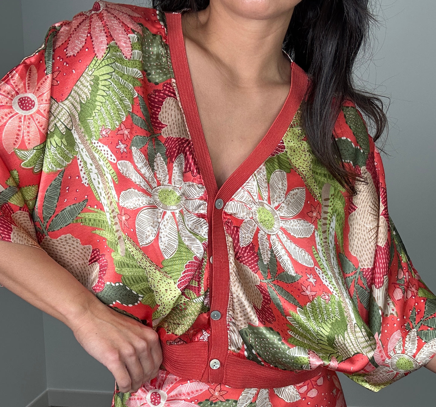 Bomber SATINADA ESTAMPADA