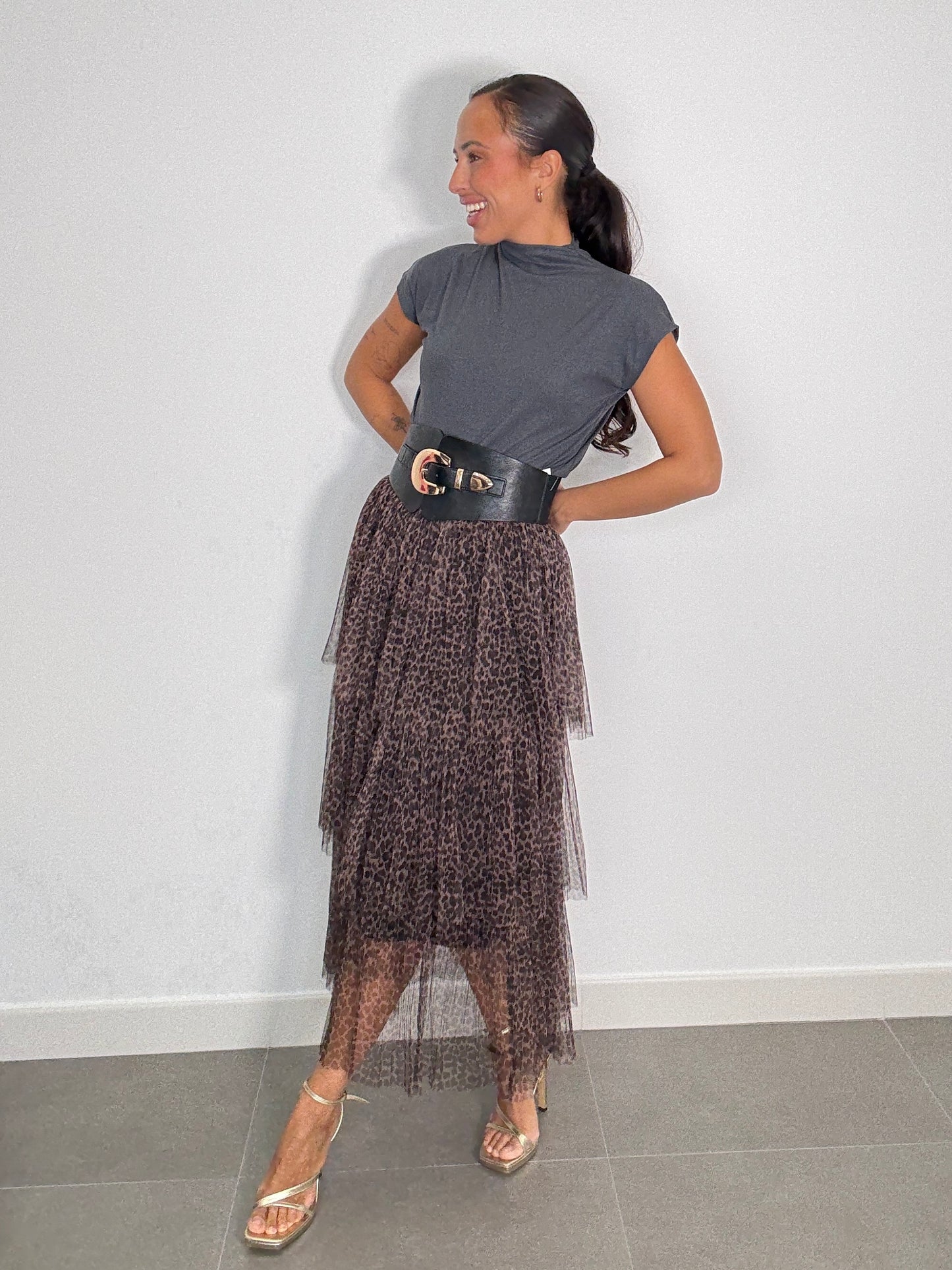 Falda AGUSTINA ANIMAL PRINT