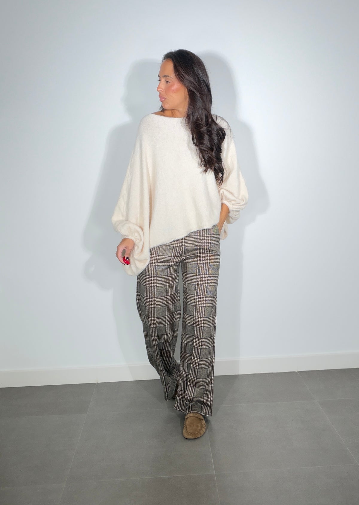 Pantalón CINTURÓN PATA DE GALLO
