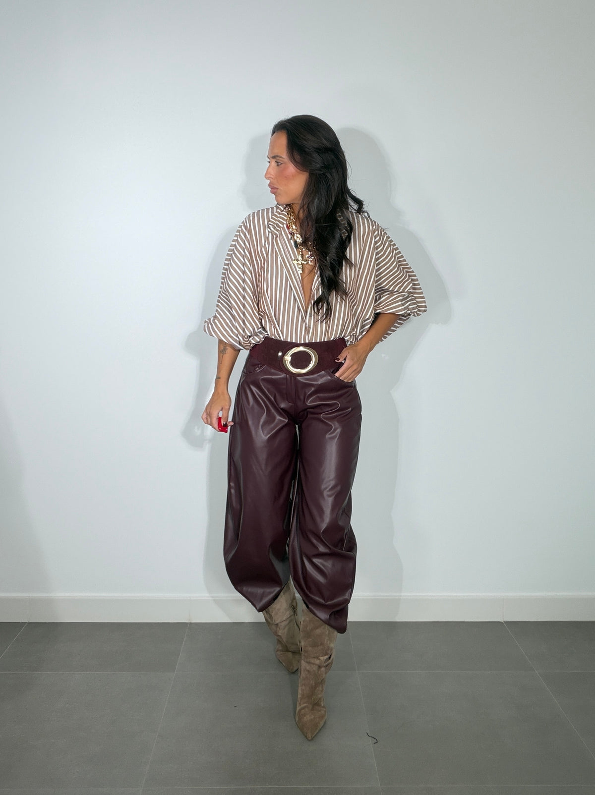 Pantalón BAGGY POLIPIEL