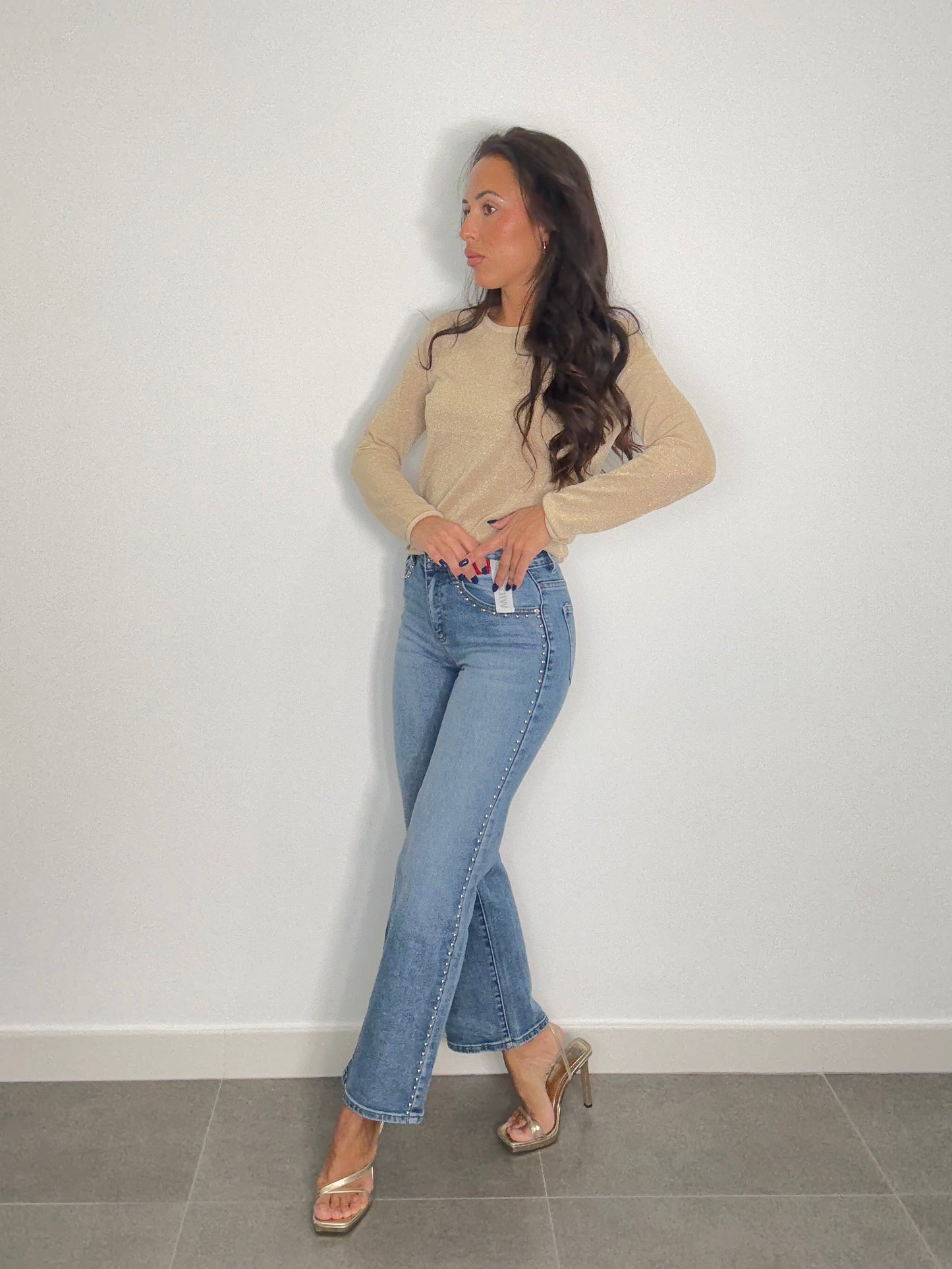 Denim TACHAS PLATA