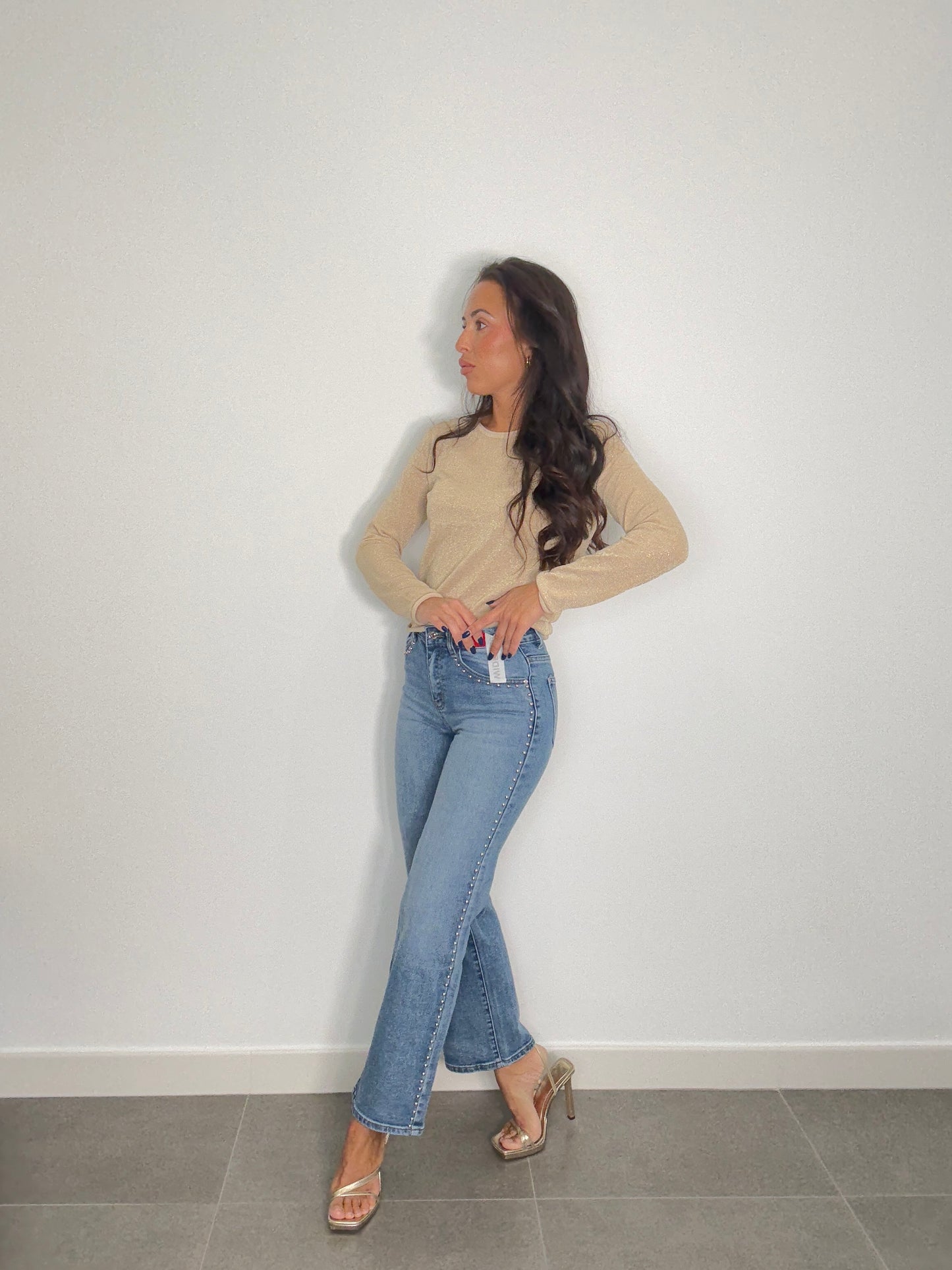 Denim TACHAS PLATA