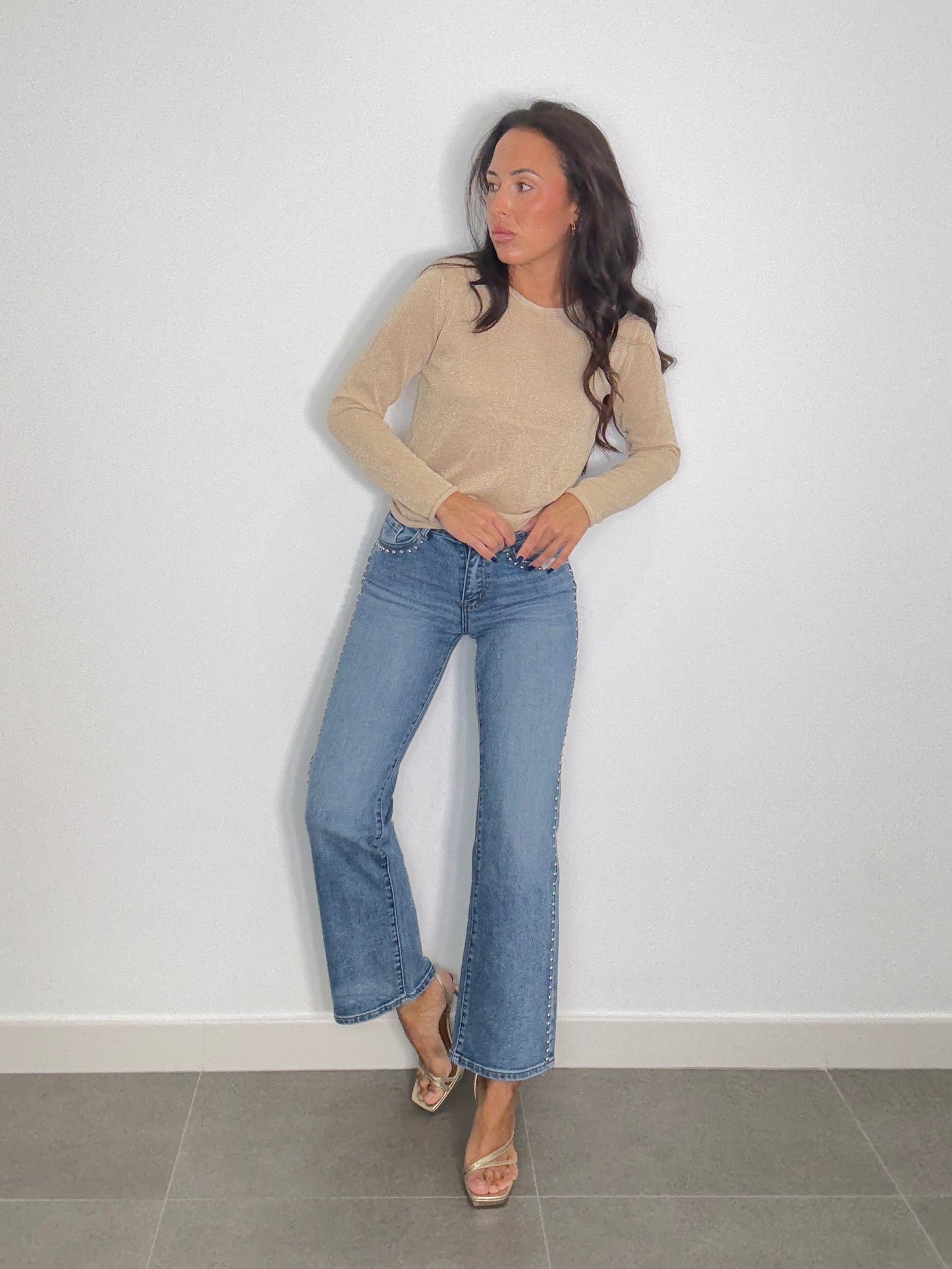 Denim TACHAS PLATA
