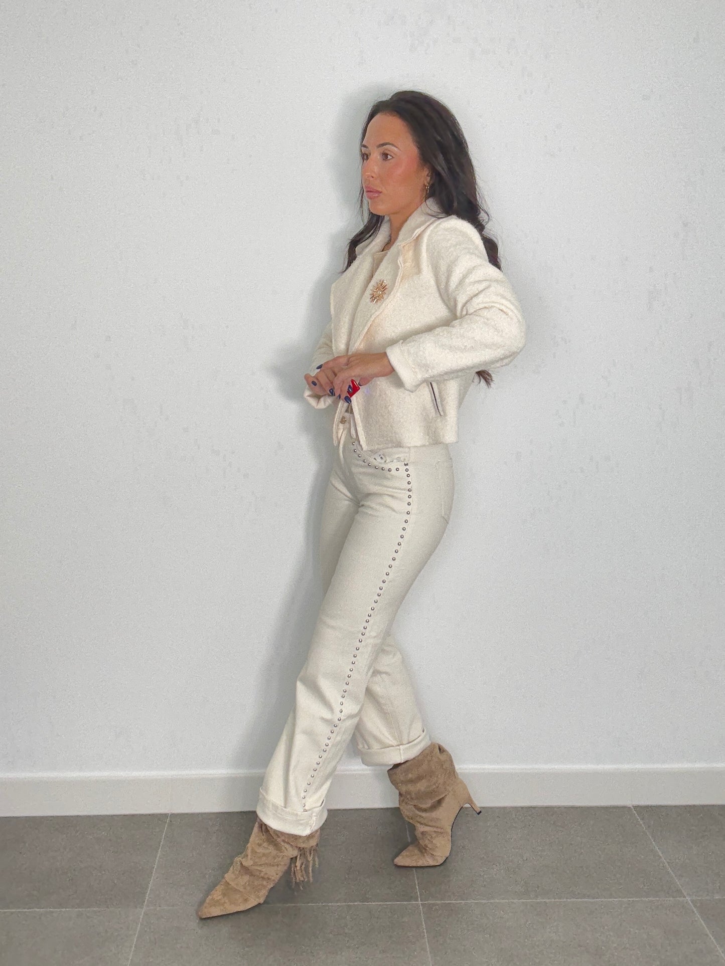 Denim TACHAS PLATA