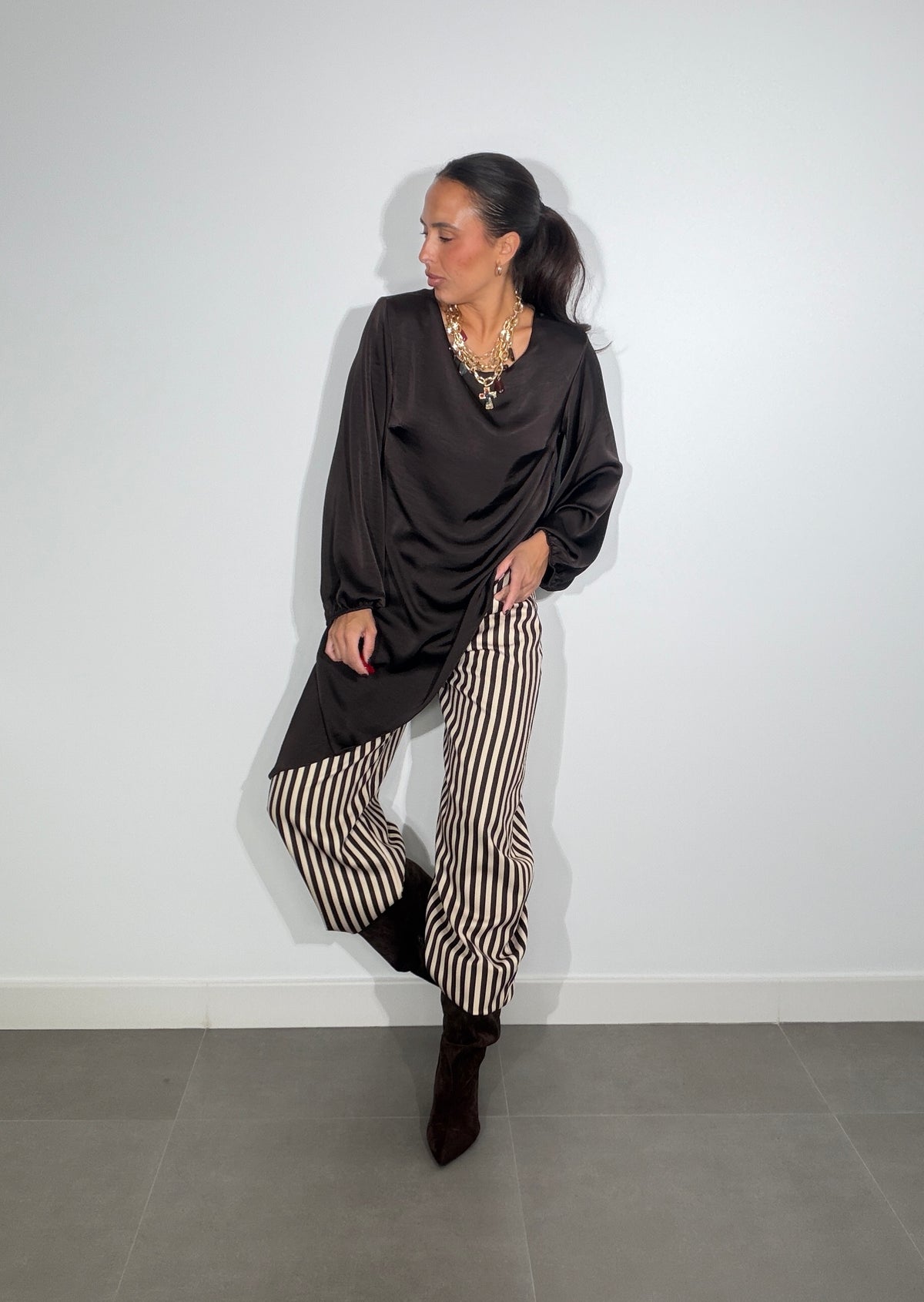 Pantalón RAYAS ESTRECHA BARREL