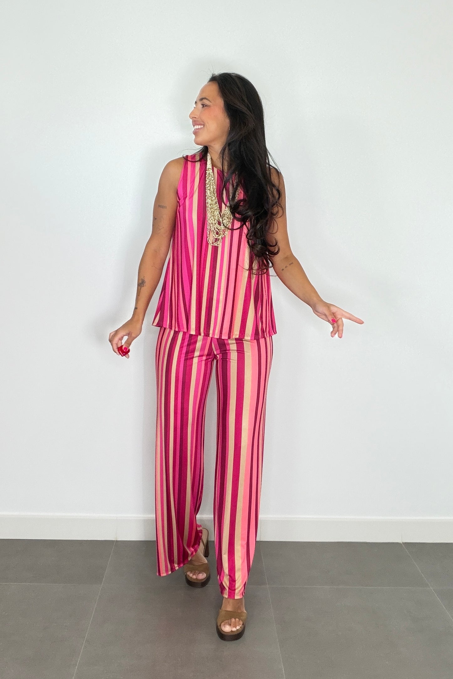 Conjunto LICRA FRÍA RAYAS ÉCLAT