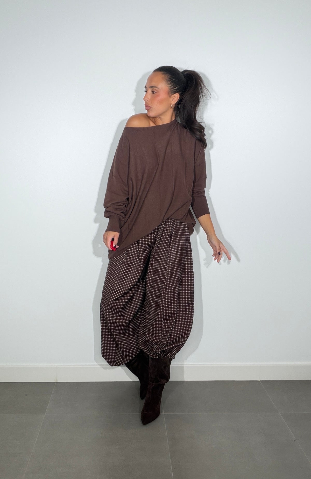 Pantalón PINZAS CUADROS