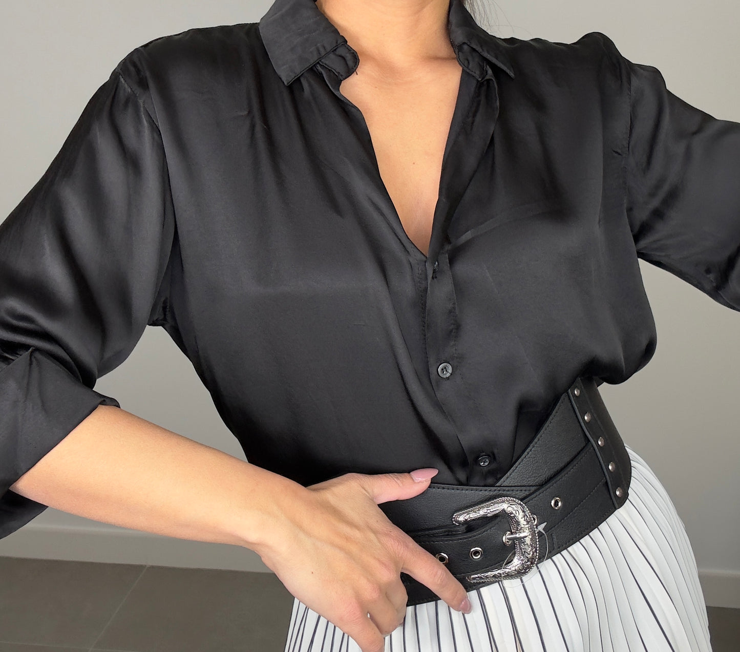 Camisa SATINADA