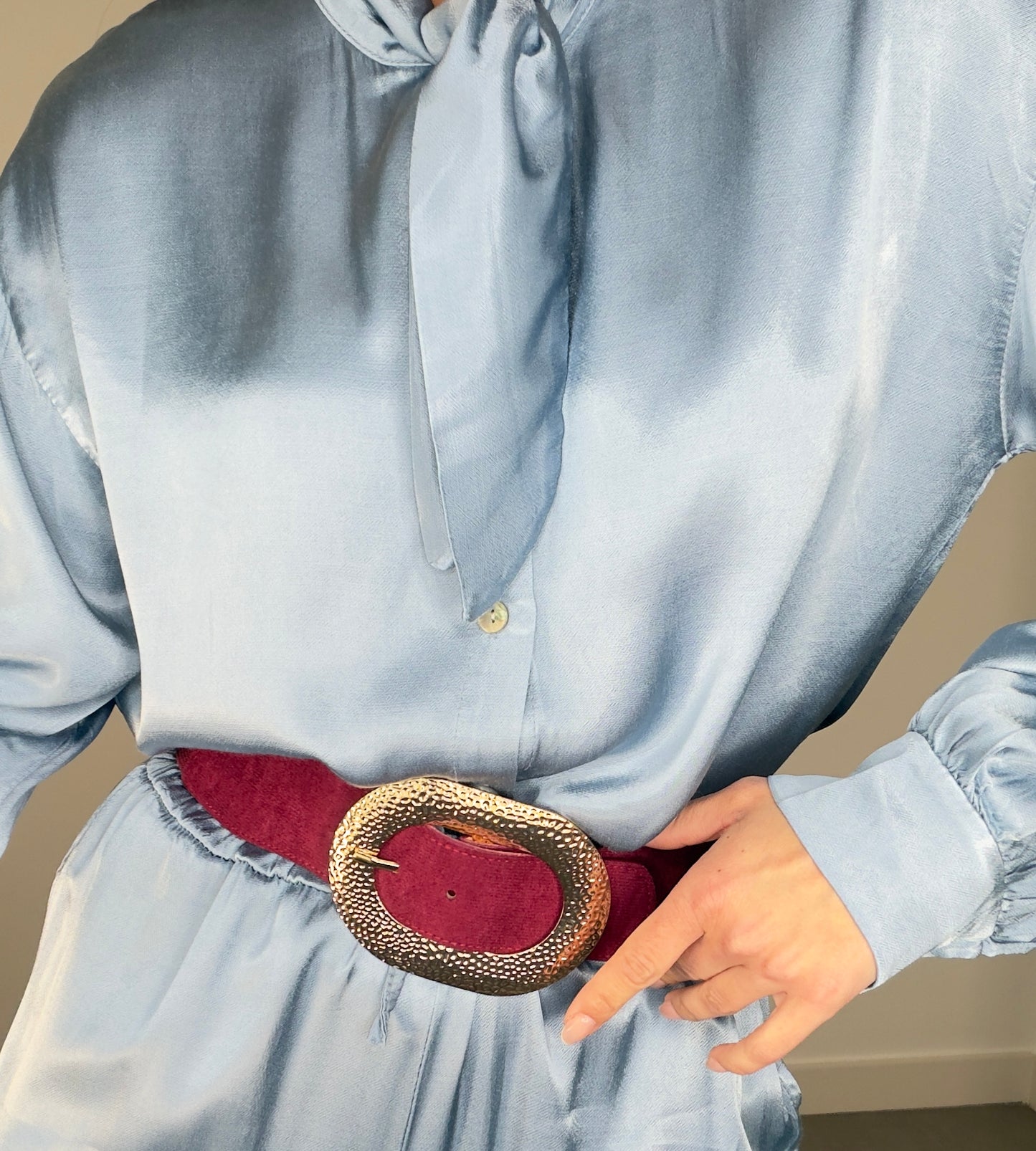 Camisa CORBATÍN SATINADO