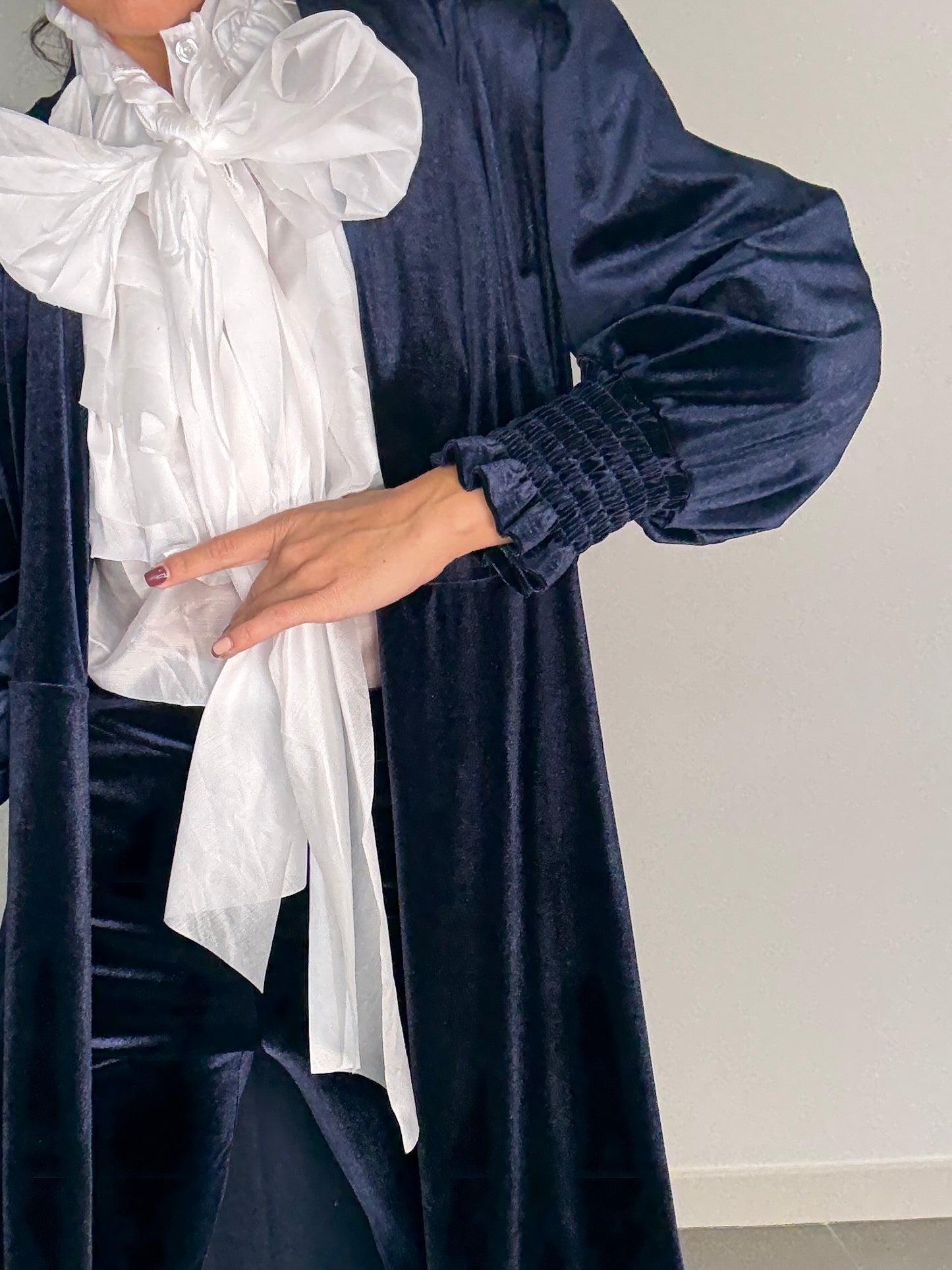 Casaca LARGA TERCIOPELO