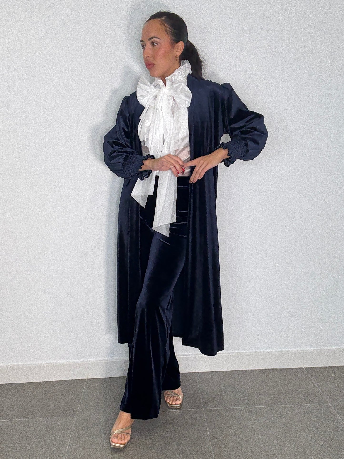 Casaca LARGA TERCIOPELO