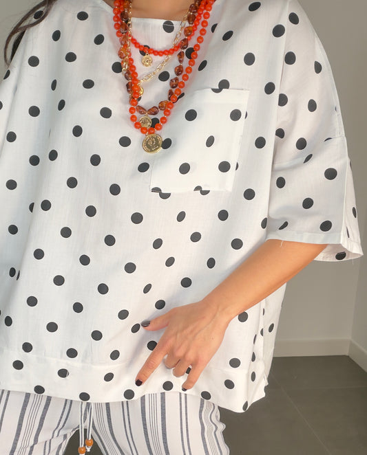 Camisa LUNARES OVERSIZE