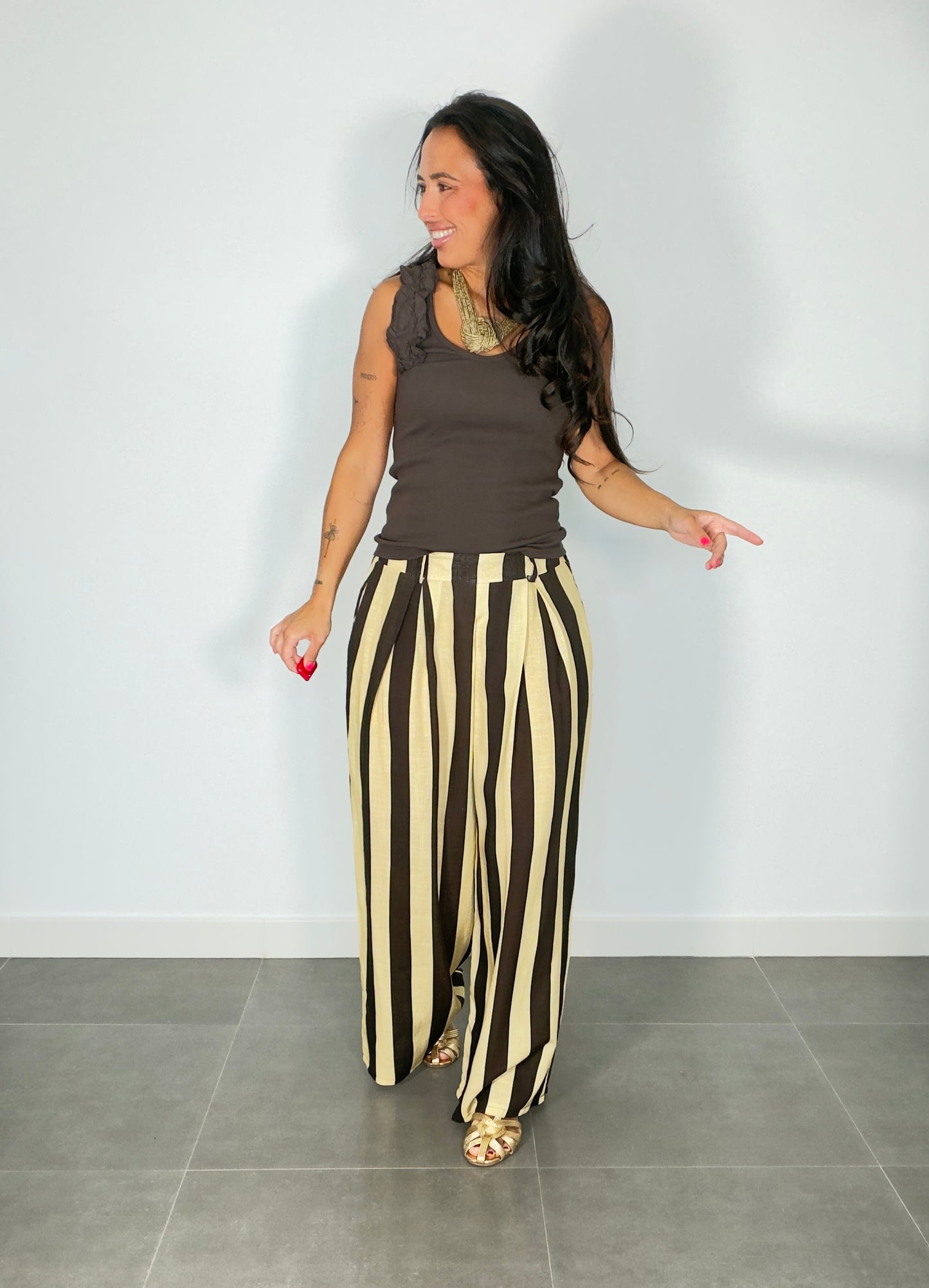 Maxi pantalón RAYAS KAIA