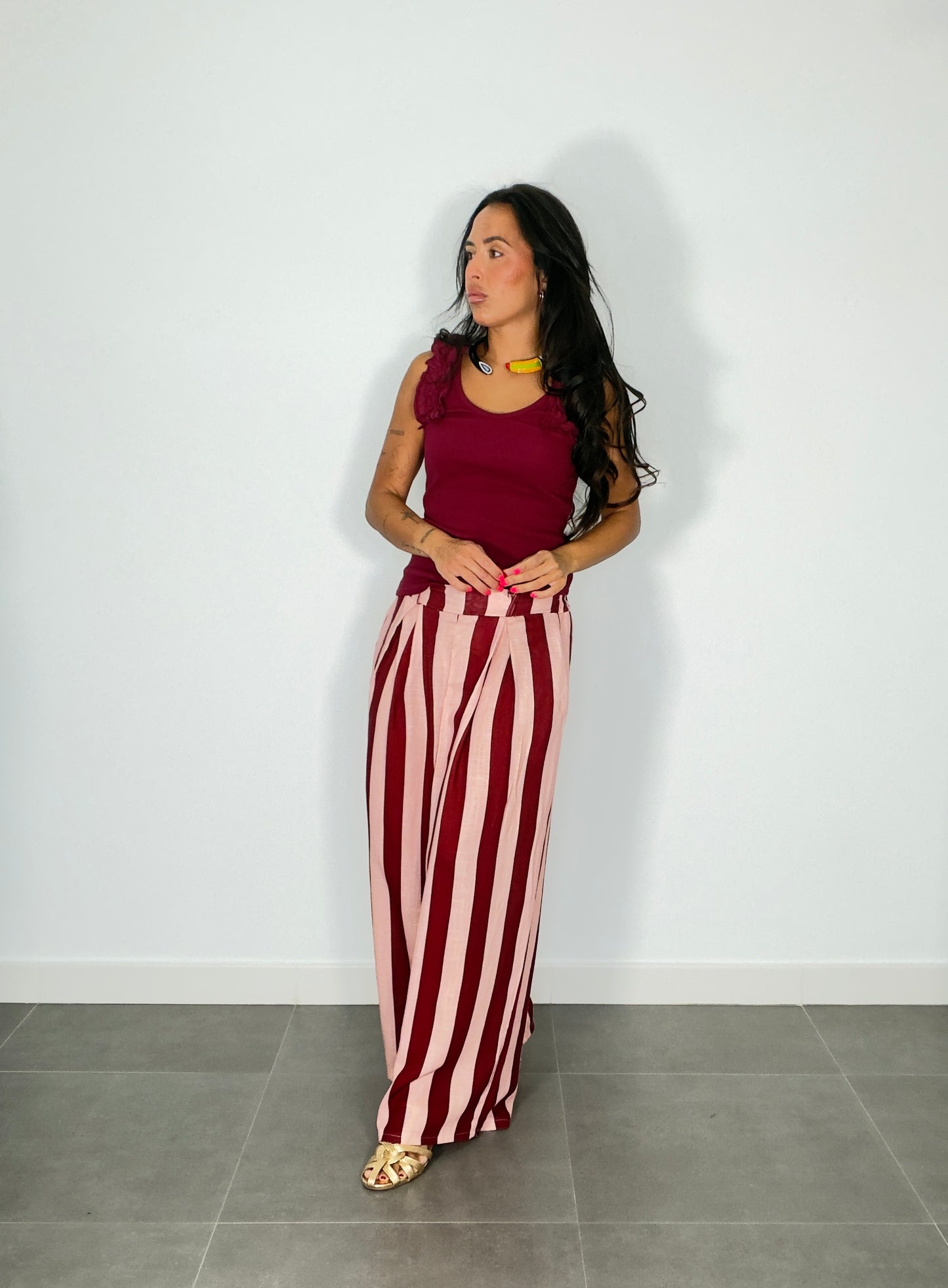 Maxi pantalón RAYAS KAIA