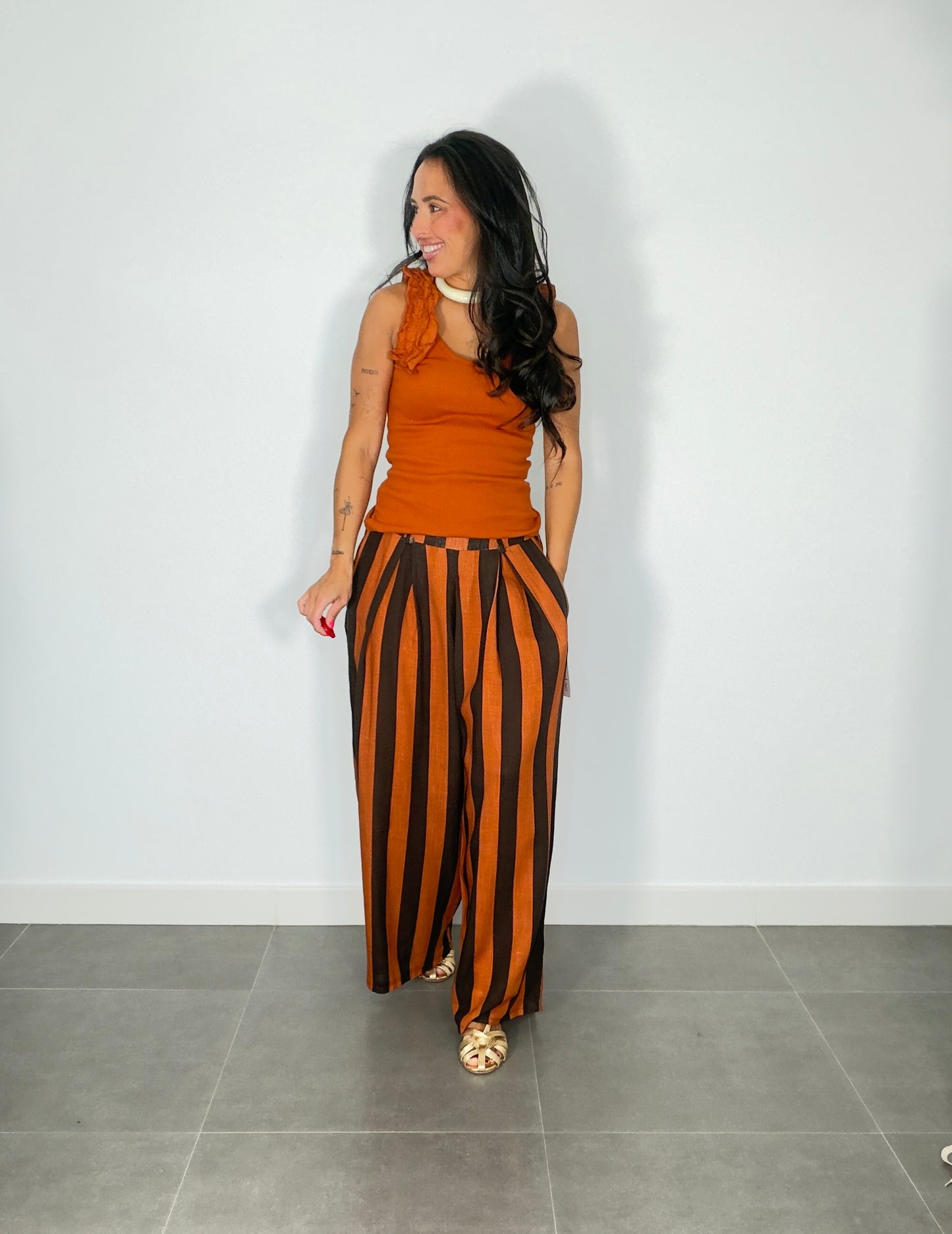 Maxi pantalón RAYAS KAIA