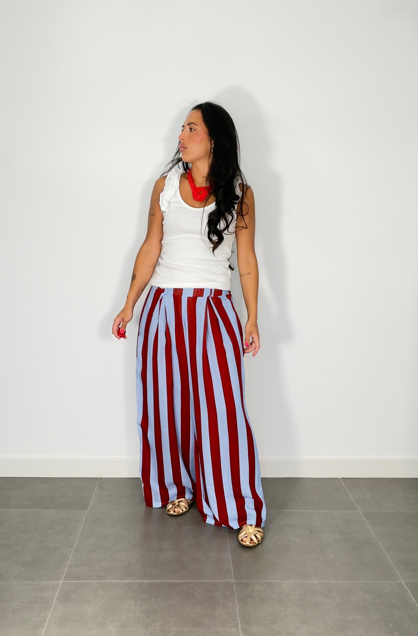 Maxi pantalón RAYAS KAIA