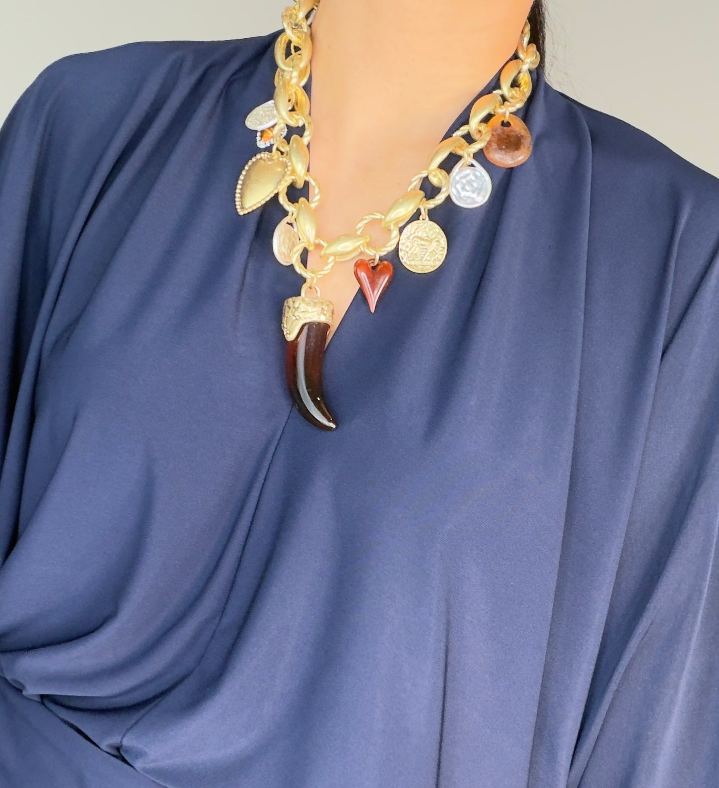 Colgante CUERNO CORAZONES