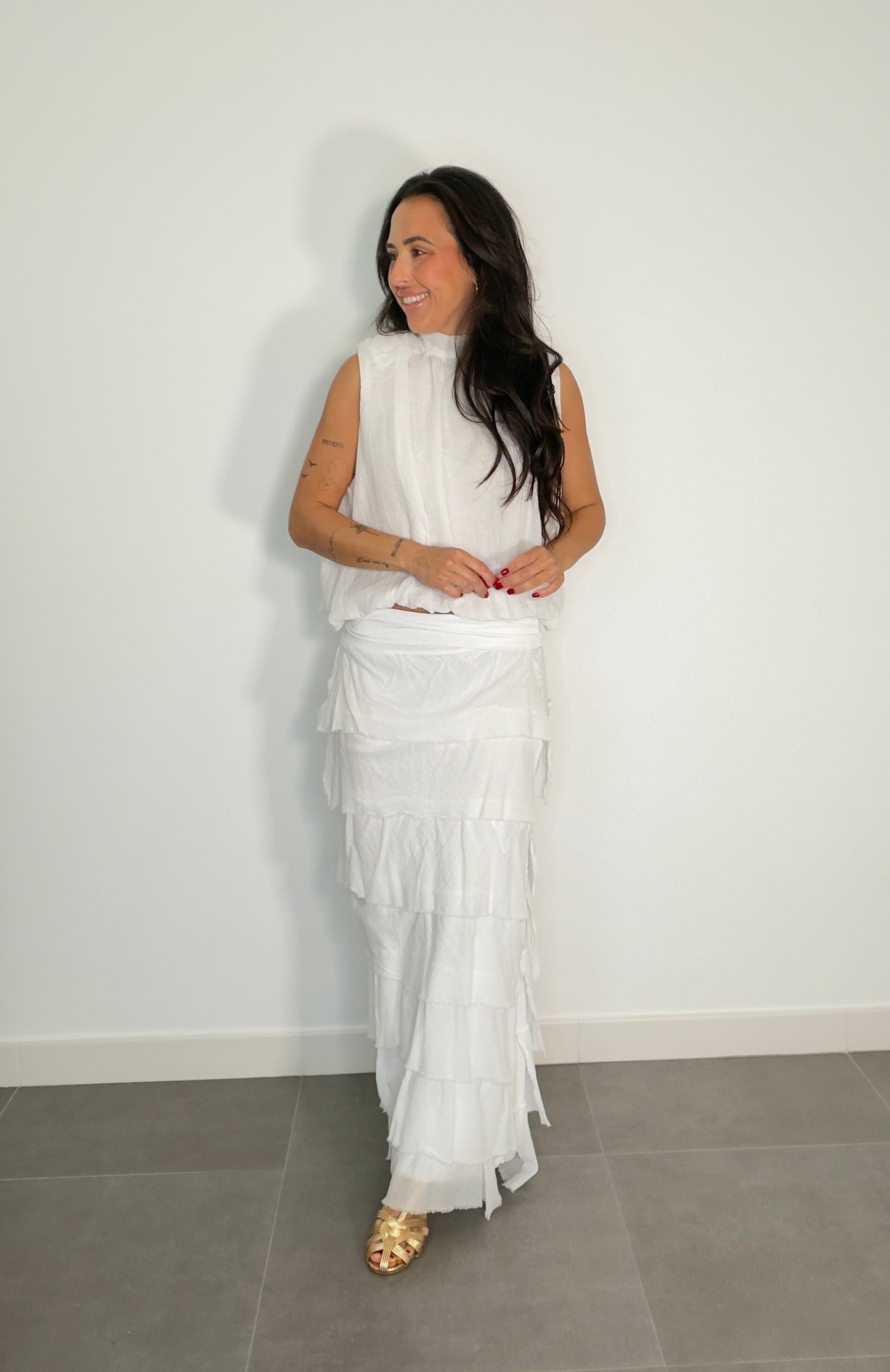 Falda/vestido VOLANTES
