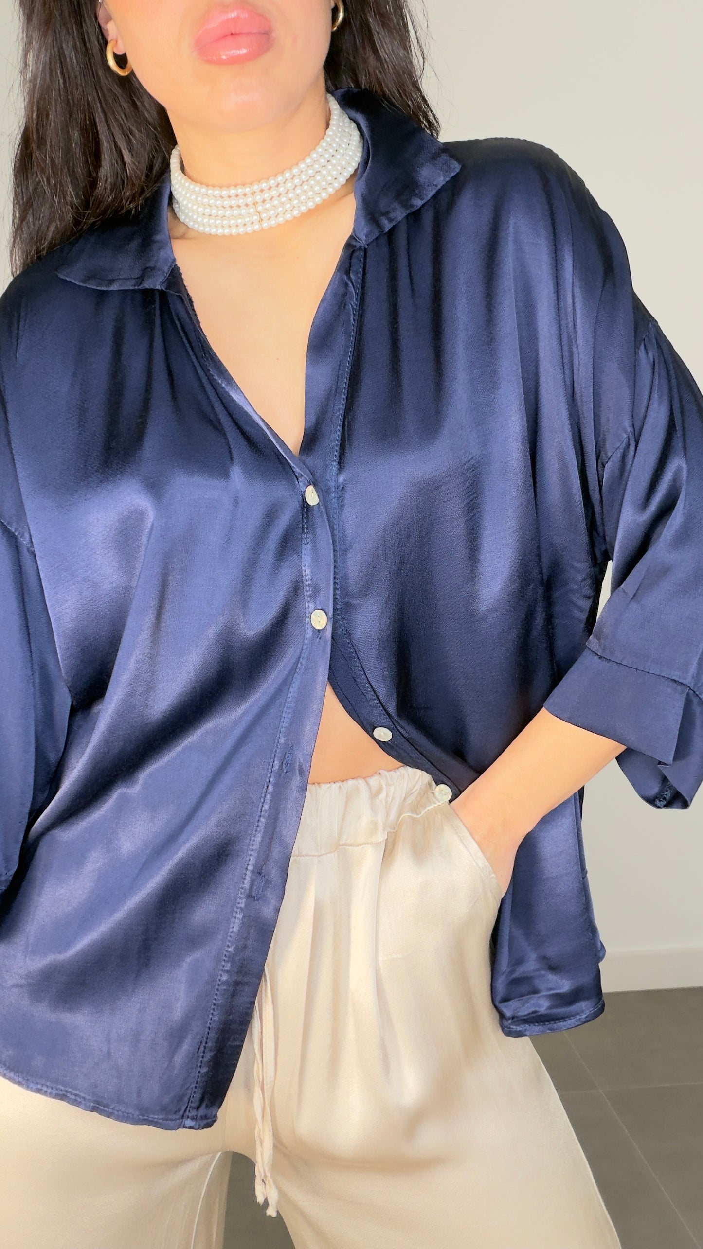 Camisa SATINADA BASIC