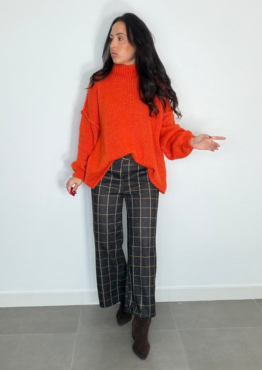 Pantalón CUADROS CINTURÓN