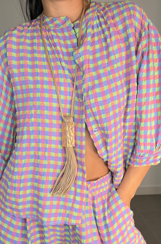 Camisa FLÚOR VICHY