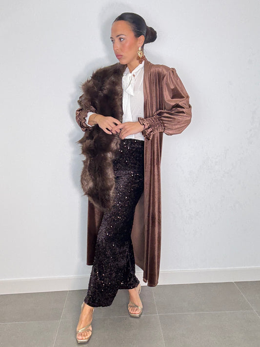Pantalón TERCIOPELO Y LENTEJUELAS