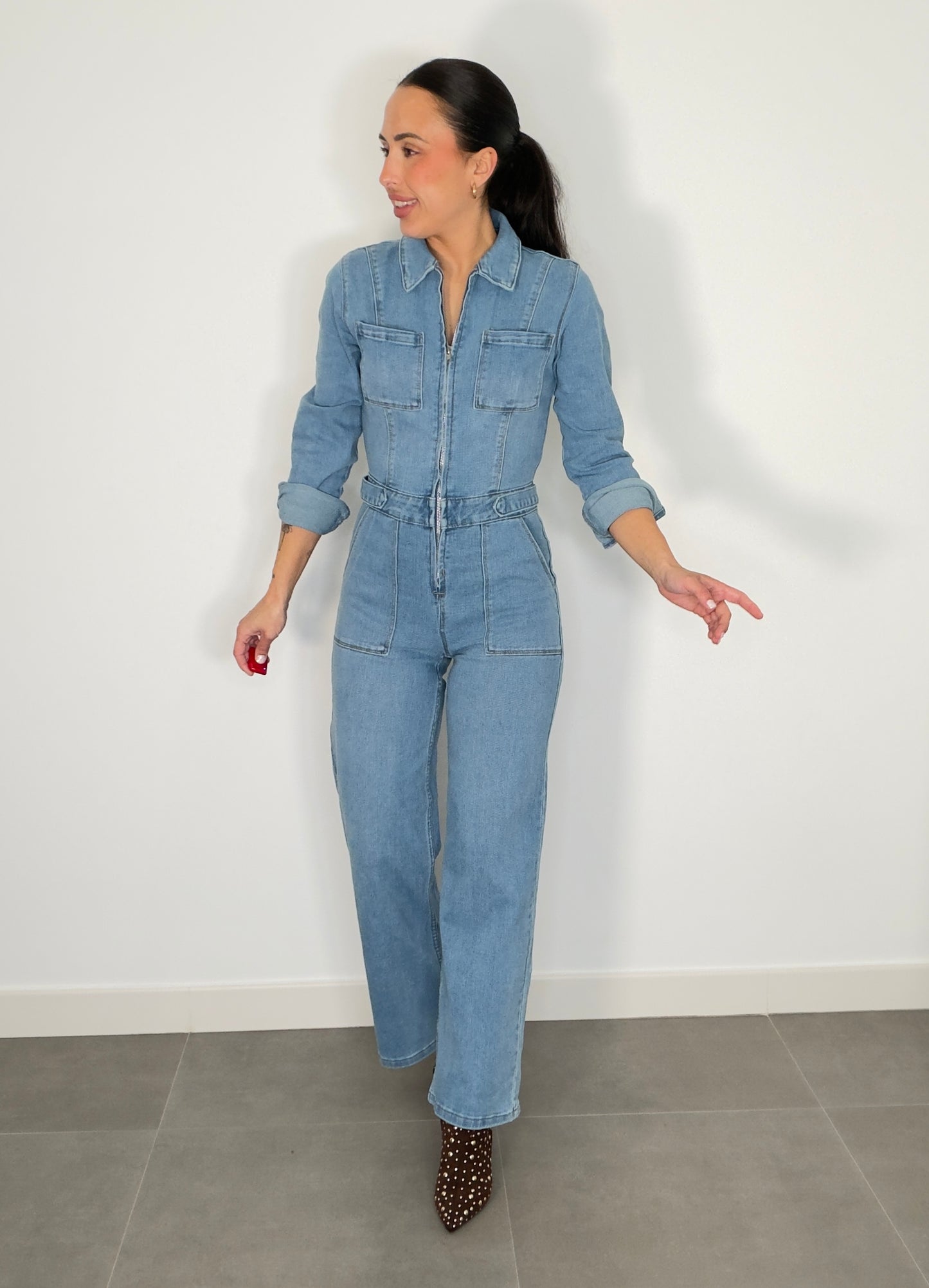 Mono DENIM CREMALLERA
