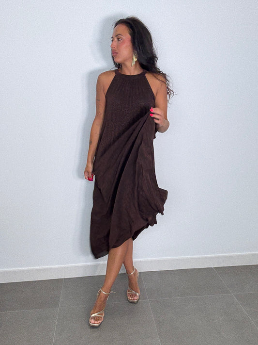 Vestido PLISADO BRILLO