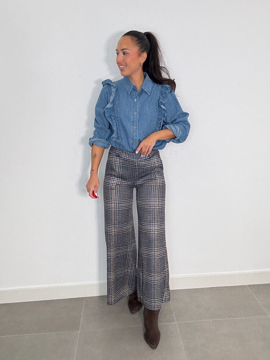 Pantalón ELÁSTICO CUADROS